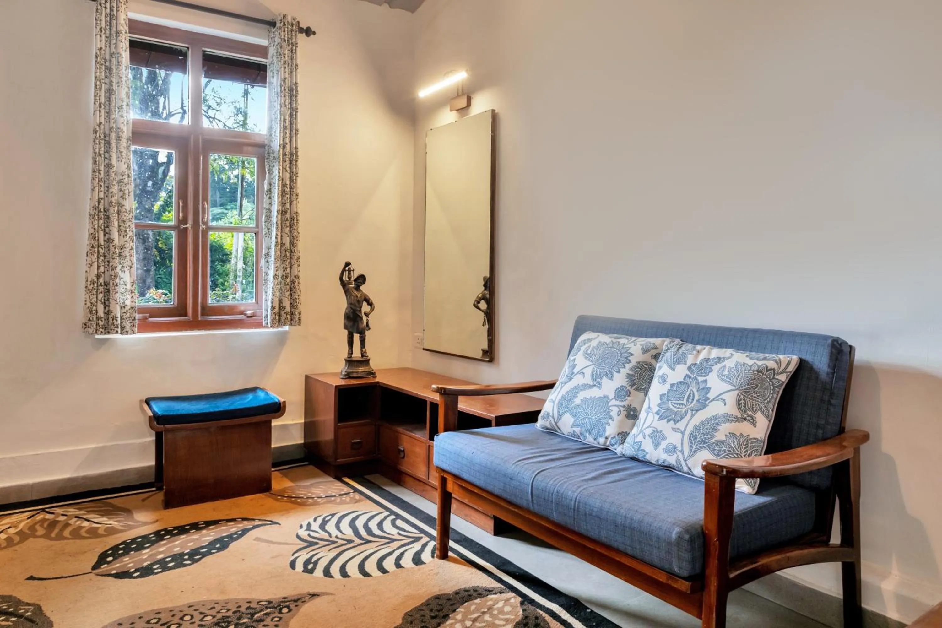 Bed in SaffronStays Milton Abbott Estate - 2BR colonial-era bungalow with garden, golf course views & bonfire nights near Ooty Golf Club