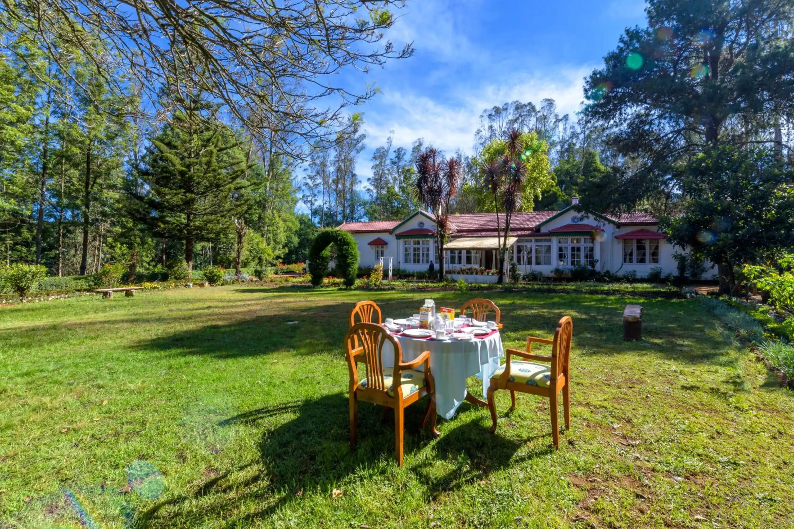 SaffronStays Milton Abbott Estate - 2BR colonial-era bungalow with garden, golf course views & bonfire nights near Ooty Golf Club SaffronStays Milton Abbott Estate - 2BR colonial-era bungalow with garden, golf course views & bonfire nights near Ooty Golf Club