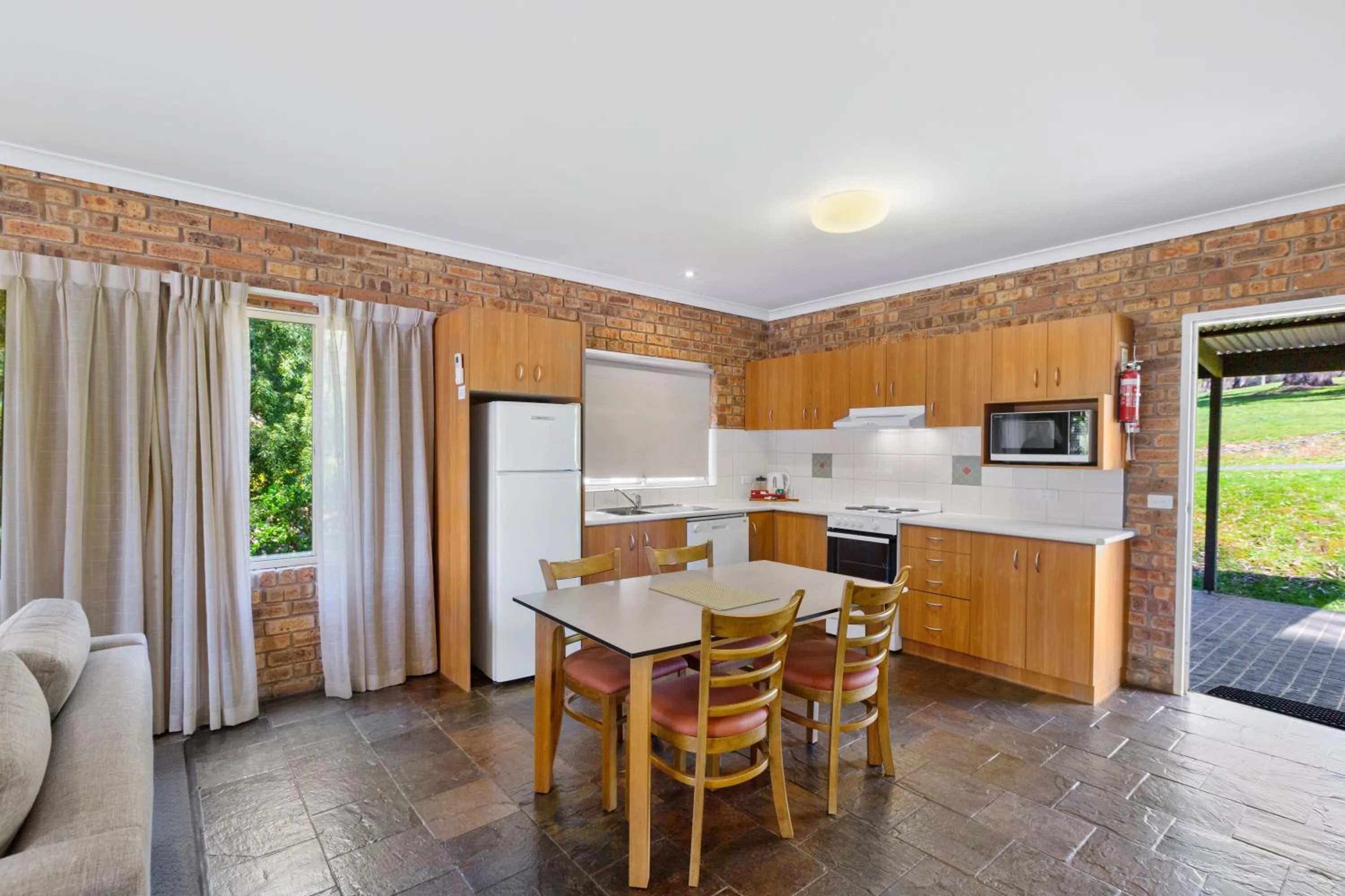 Kitchen or kitchenette in Mansfield Country Resort