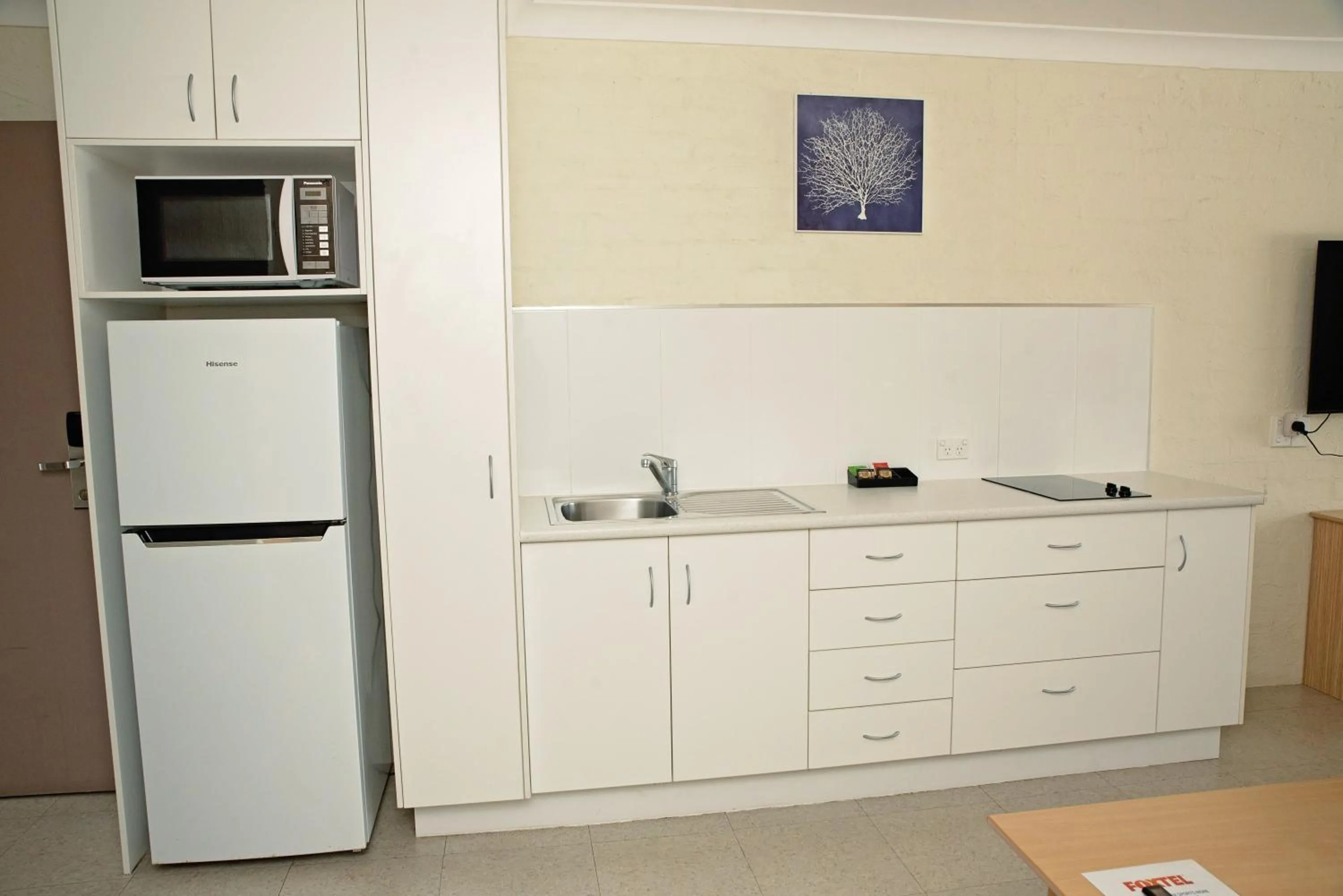 Kitchen or kitchenette in Don Pancho Beach Resort