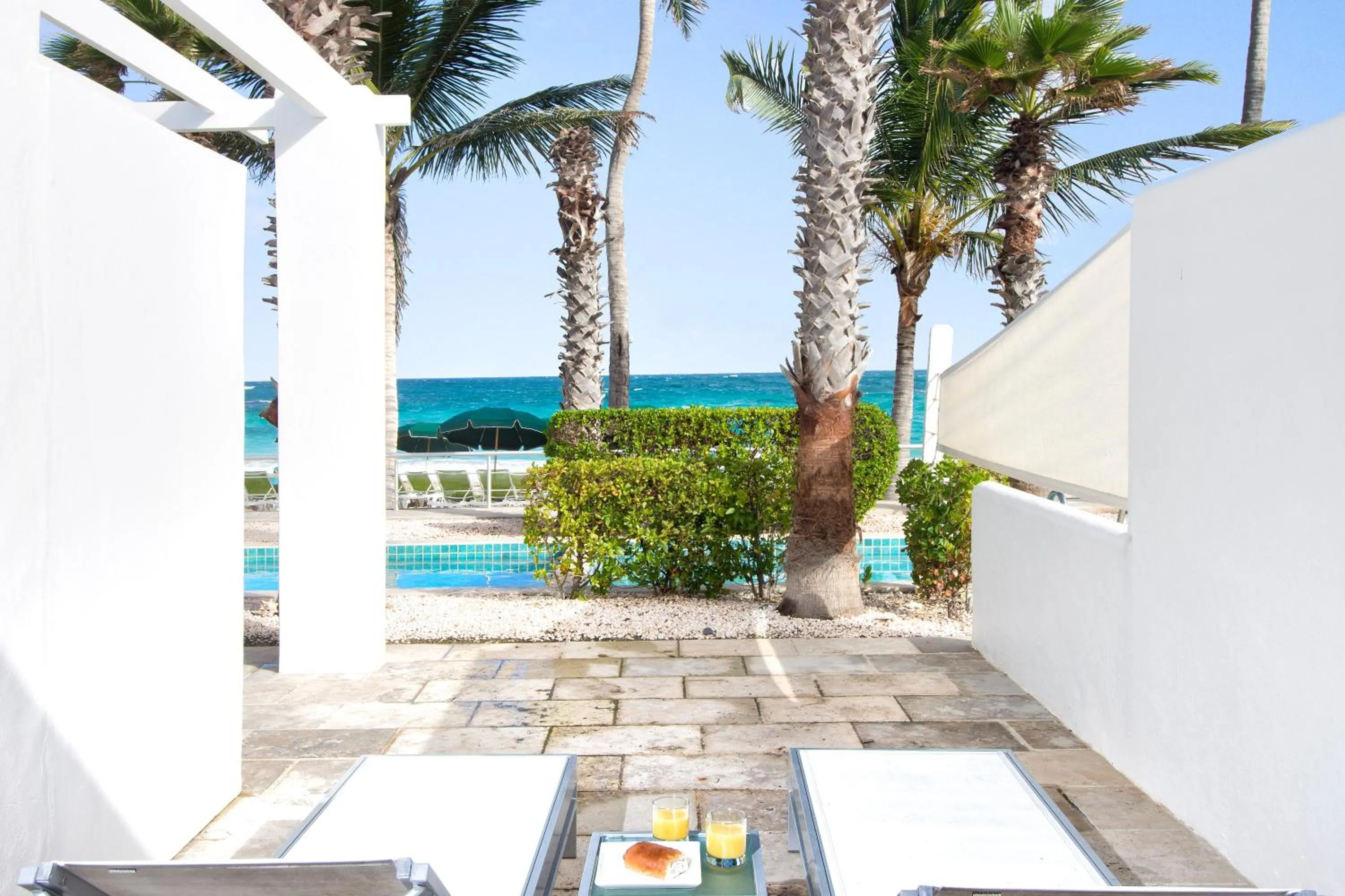 Patio in Coral Beach Club Villas & Marina