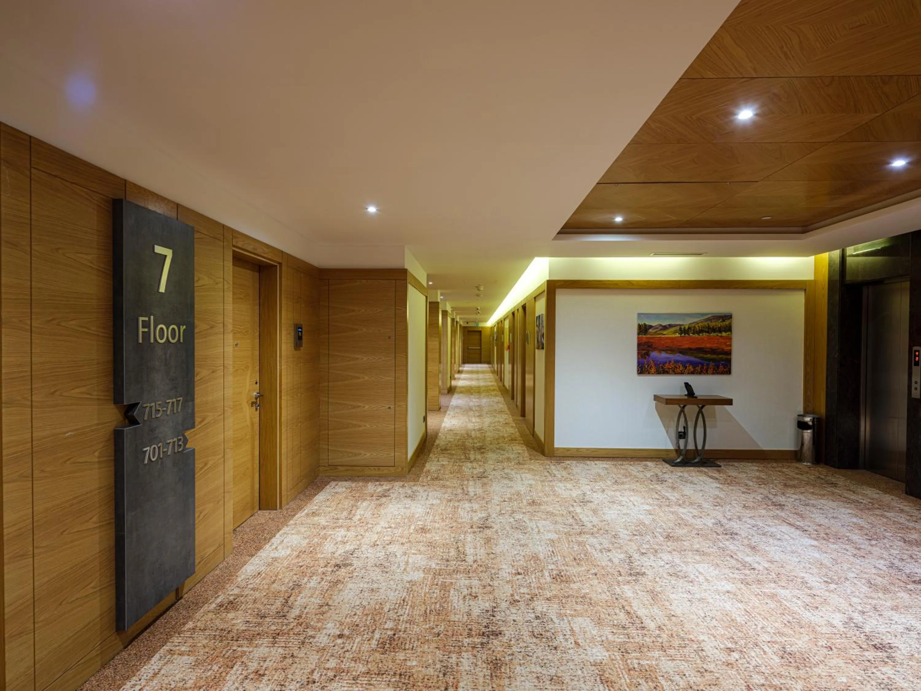 elevator in Movenpick Winter Park Baku