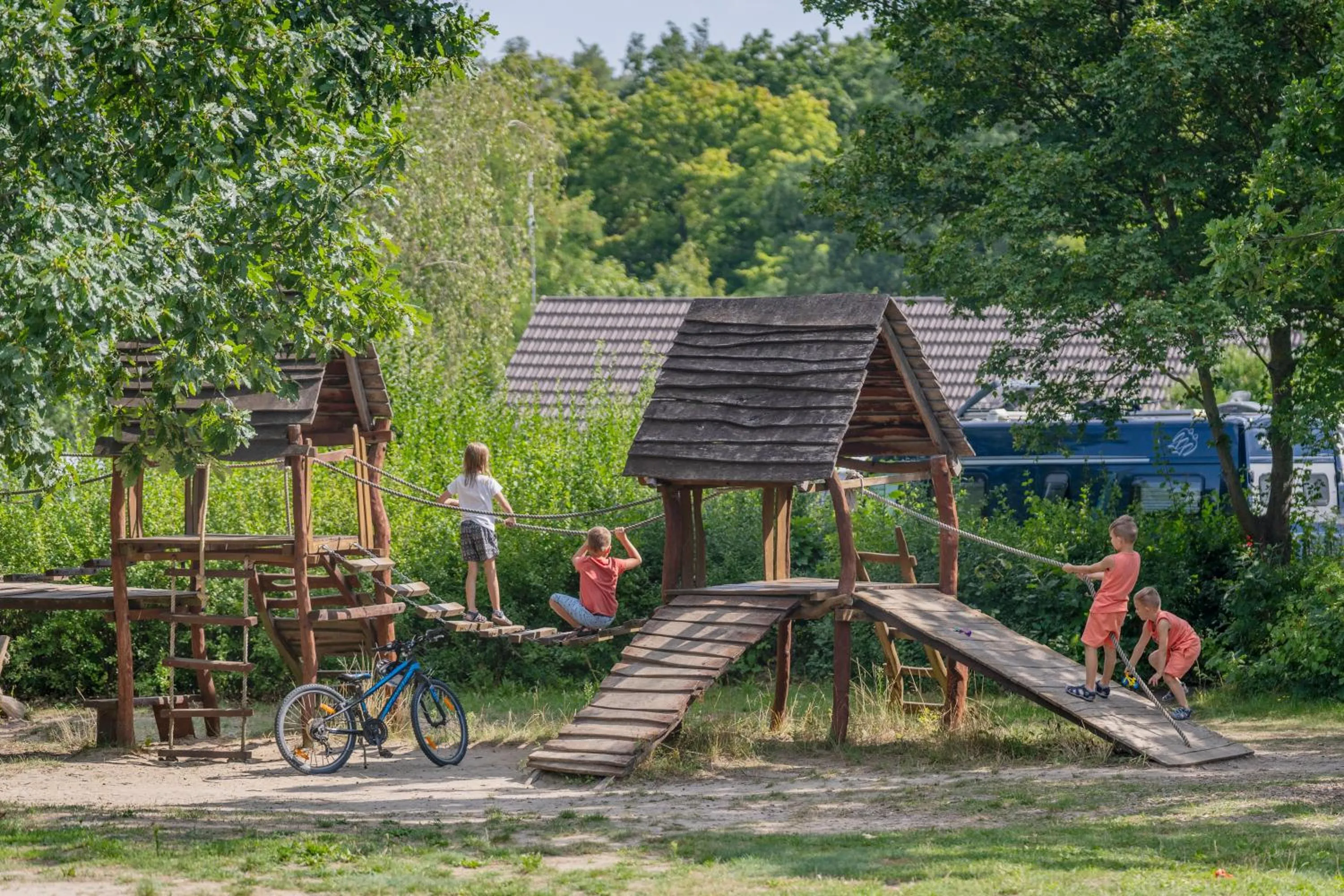 Children play ground in Eurocamp Spreewaldtor