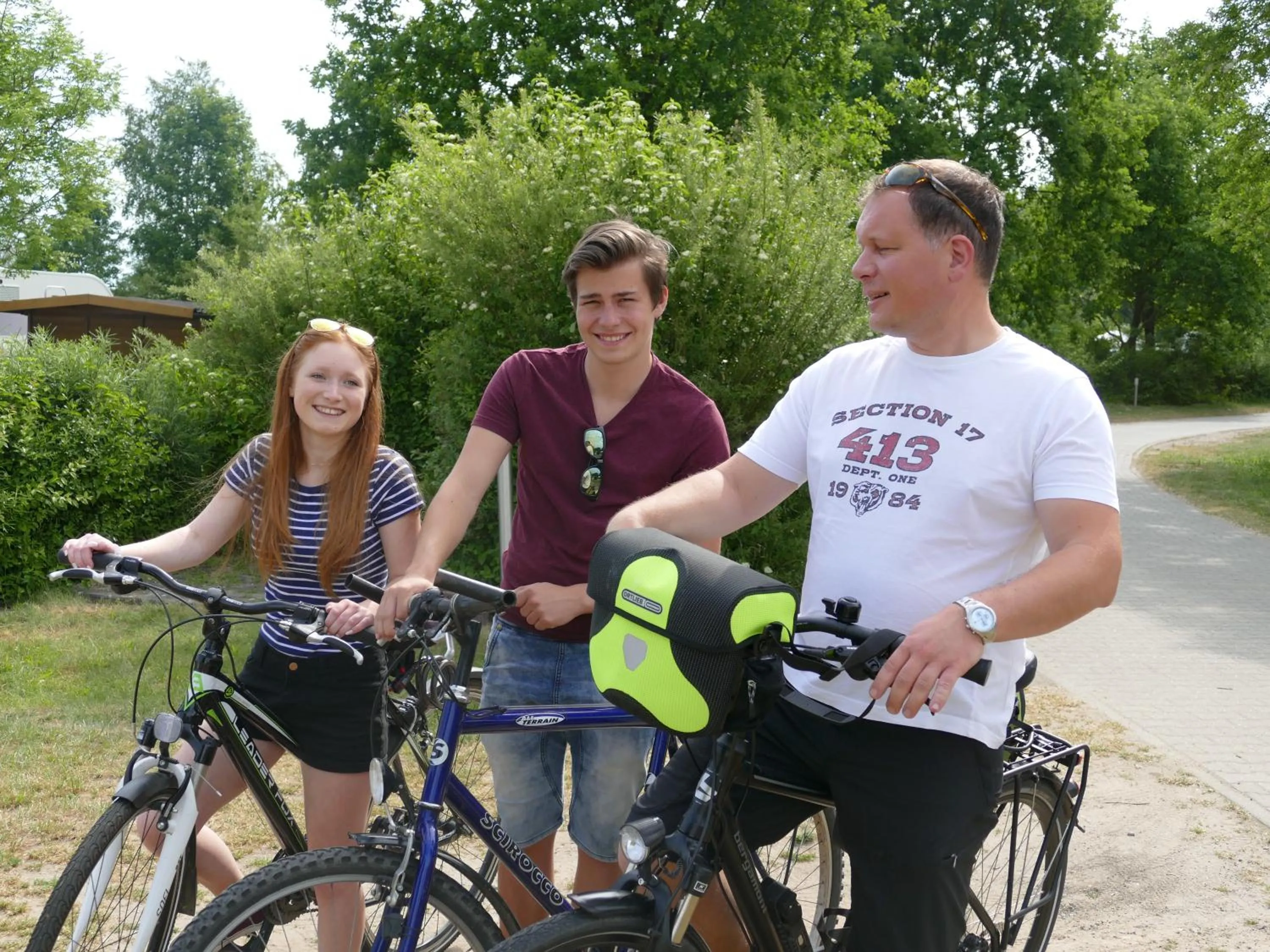 Cycling in Eurocamp Spreewaldtor