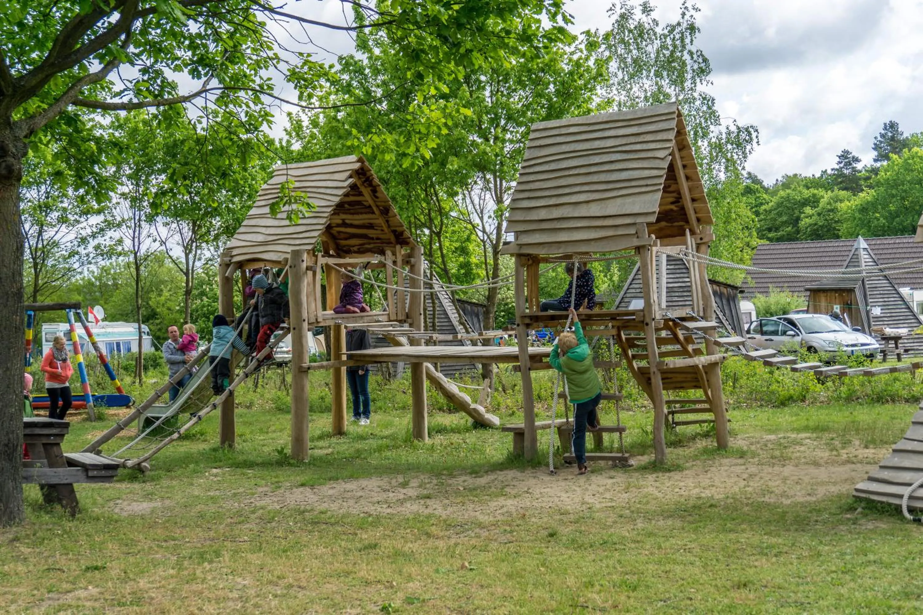 Children play ground in Eurocamp Spreewaldtor