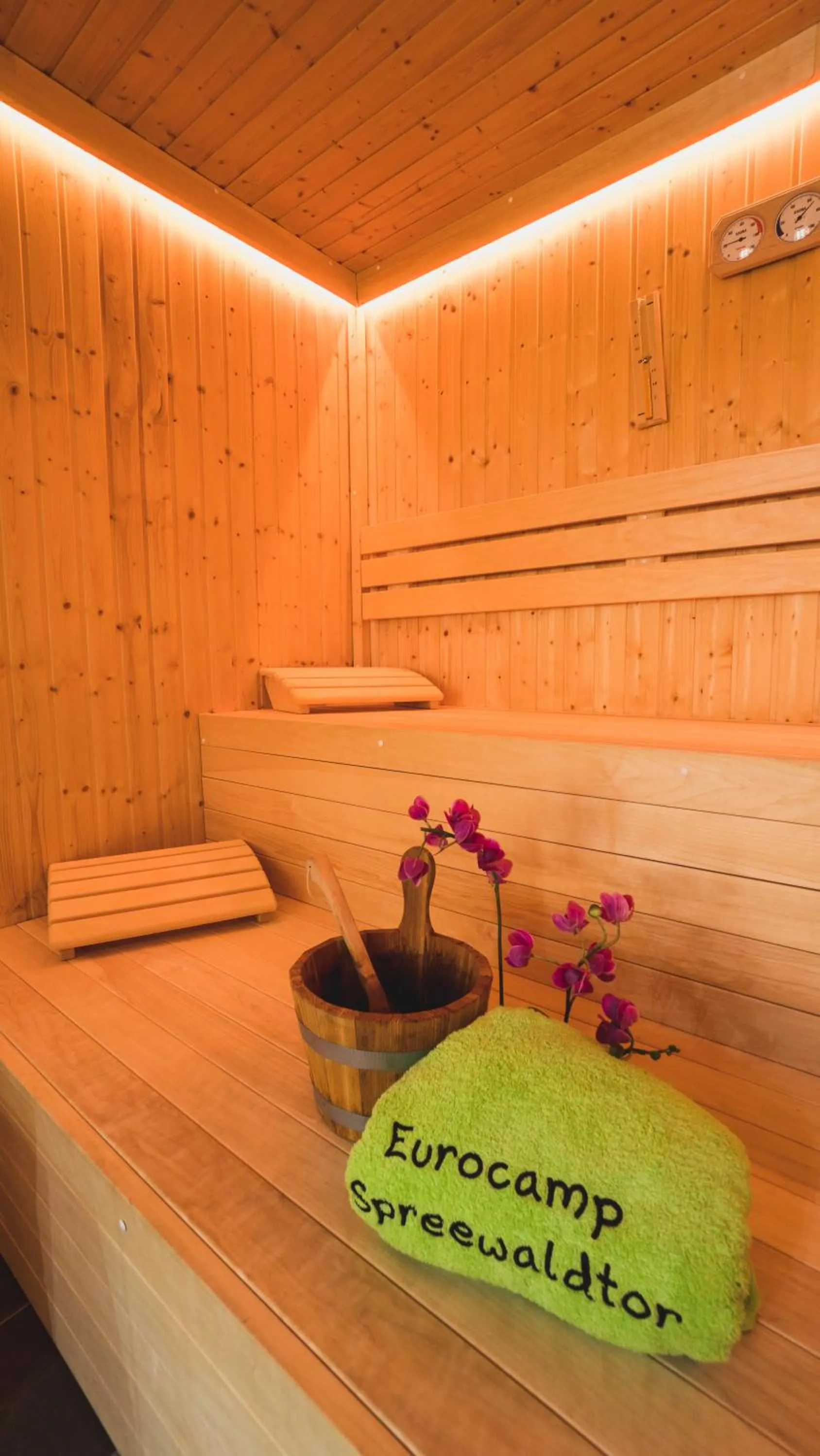 Sauna in Eurocamp Spreewaldtor