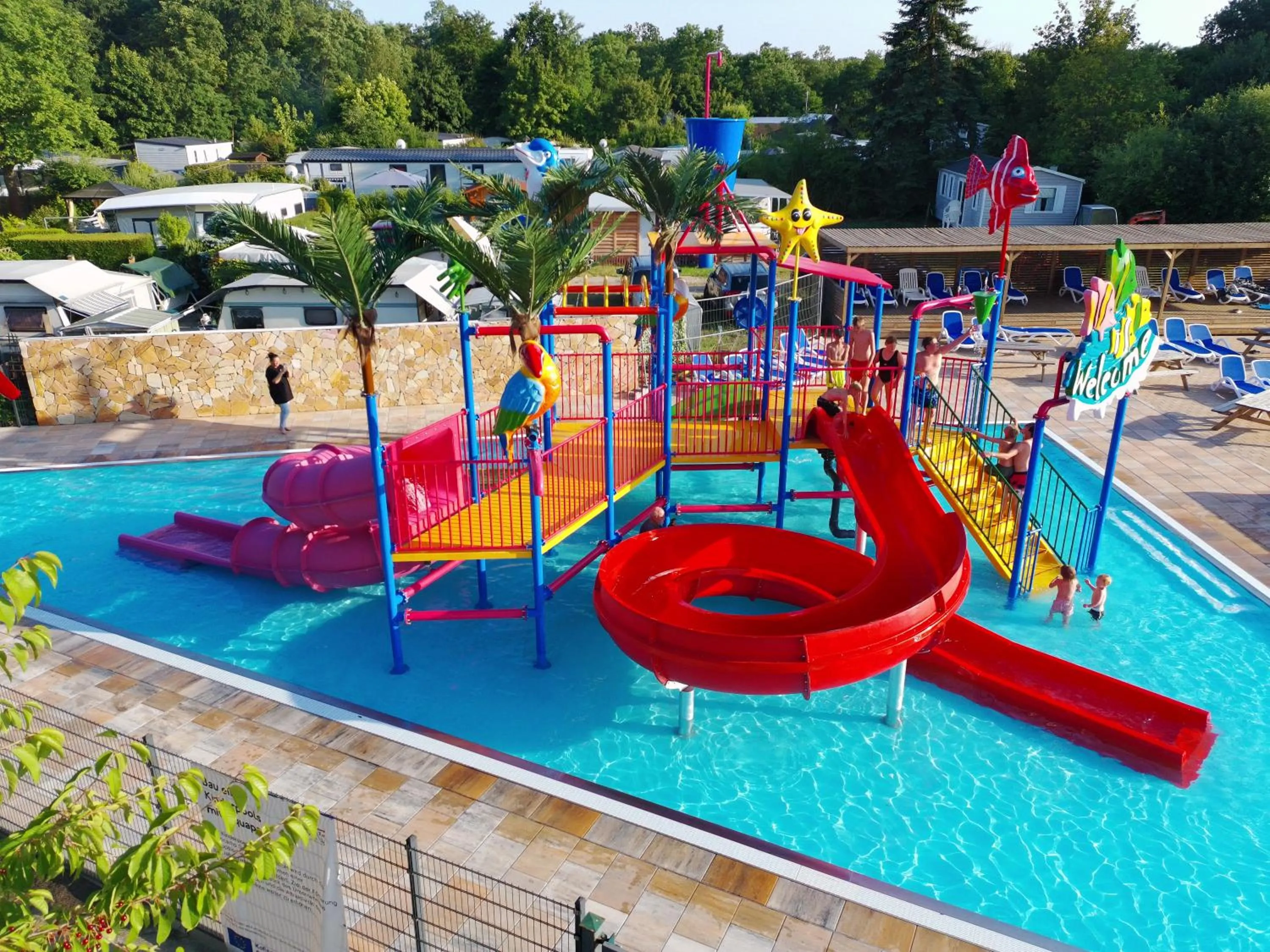Aqua park in Eurocamp Spreewaldtor