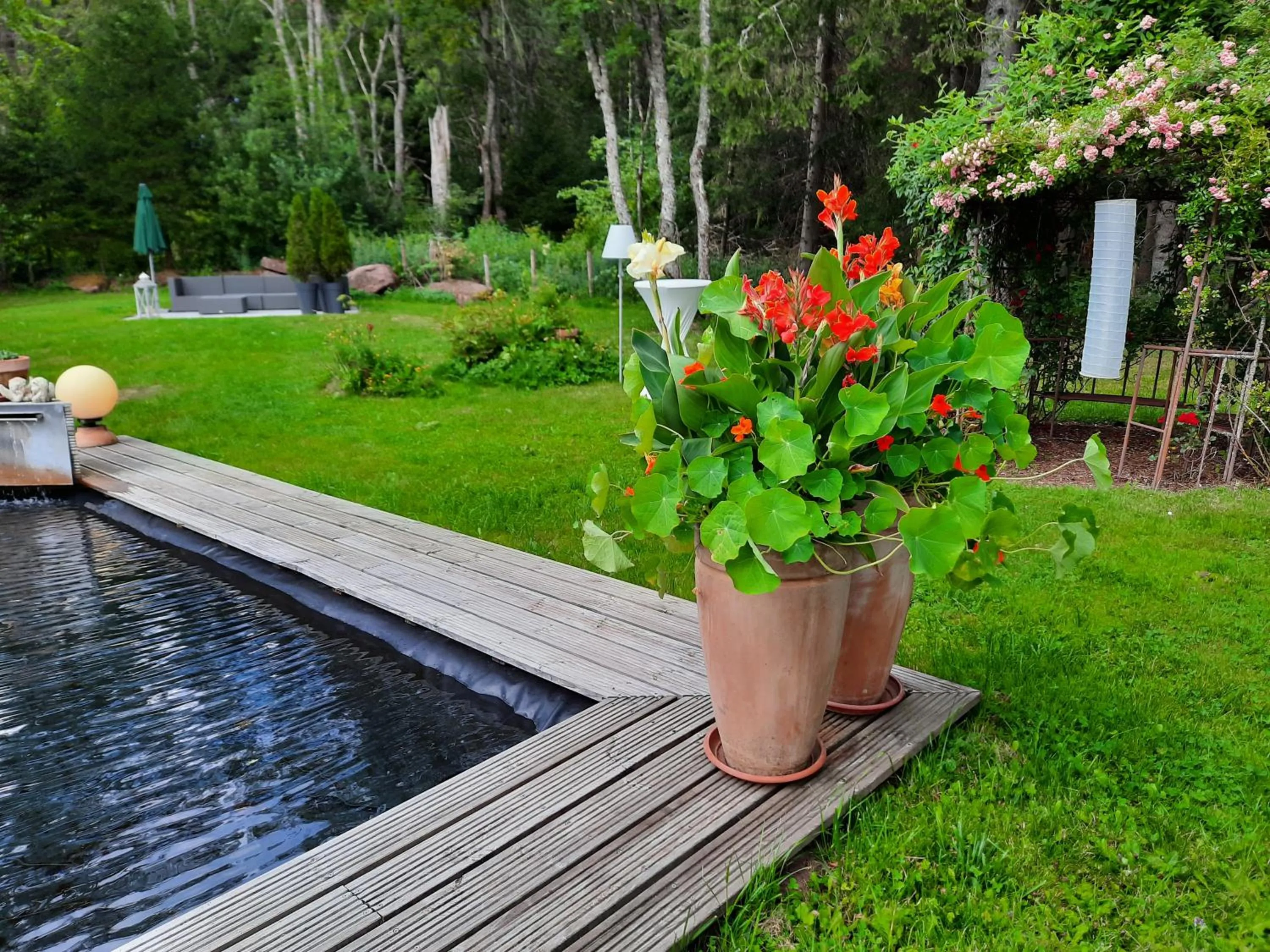 Open Air Bath in Hotel Restaurant Kniebishöhe