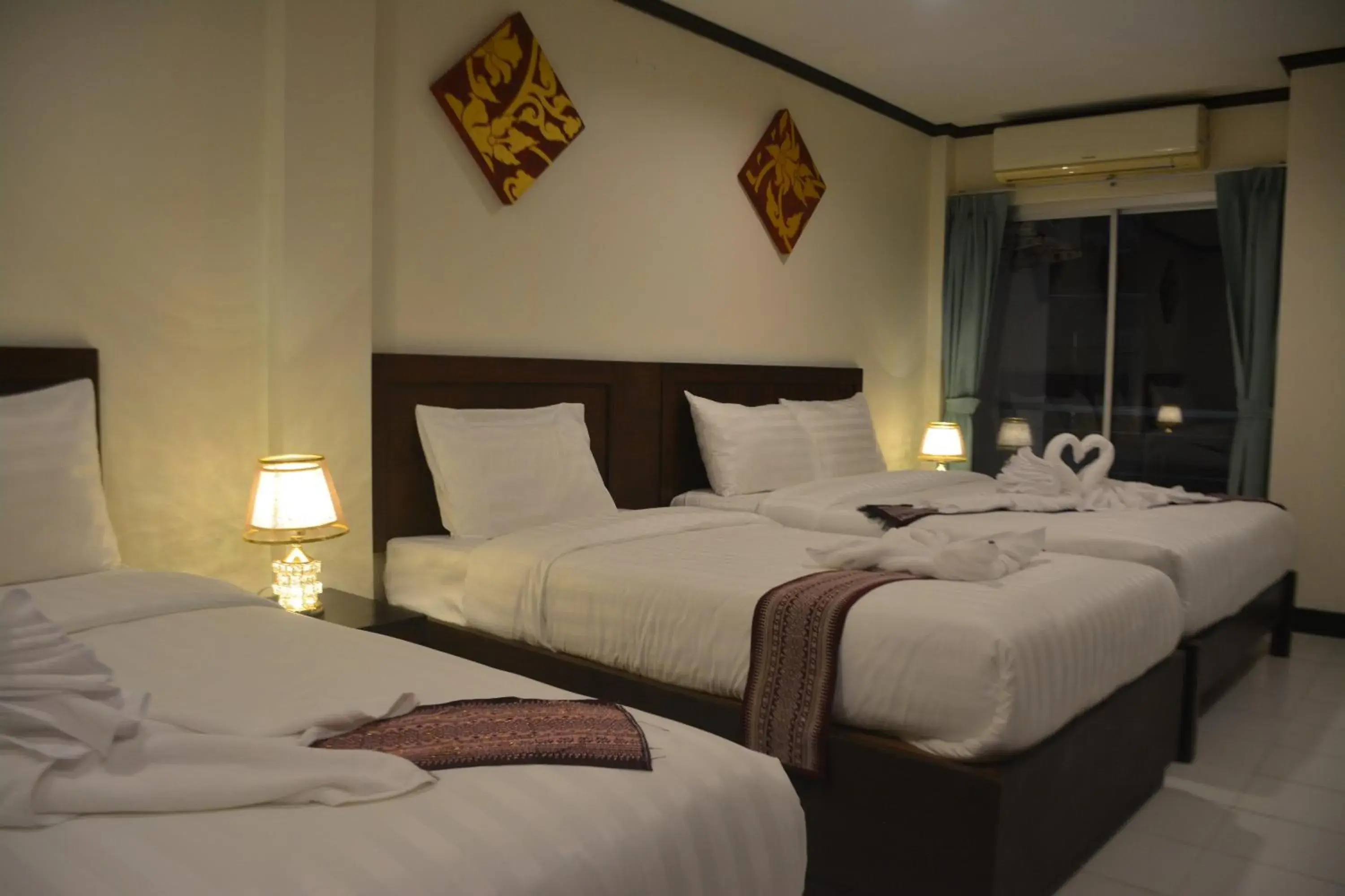 air conditioner, Bed in Patong Moon Inn Residence air conditioner, Bed in Patong Moon Inn Residence