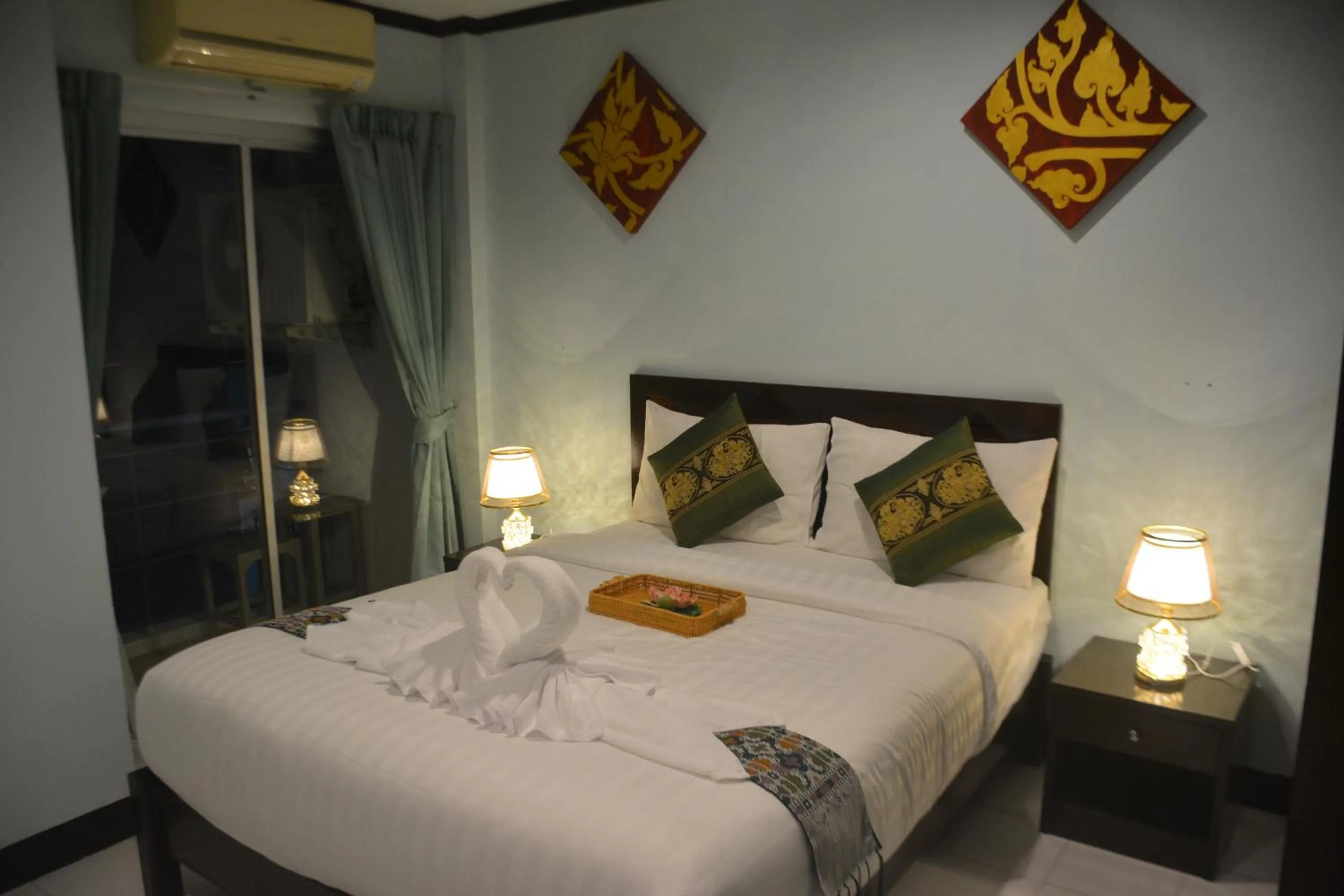 Decorative detail, Bed in Patong Moon Inn Residence