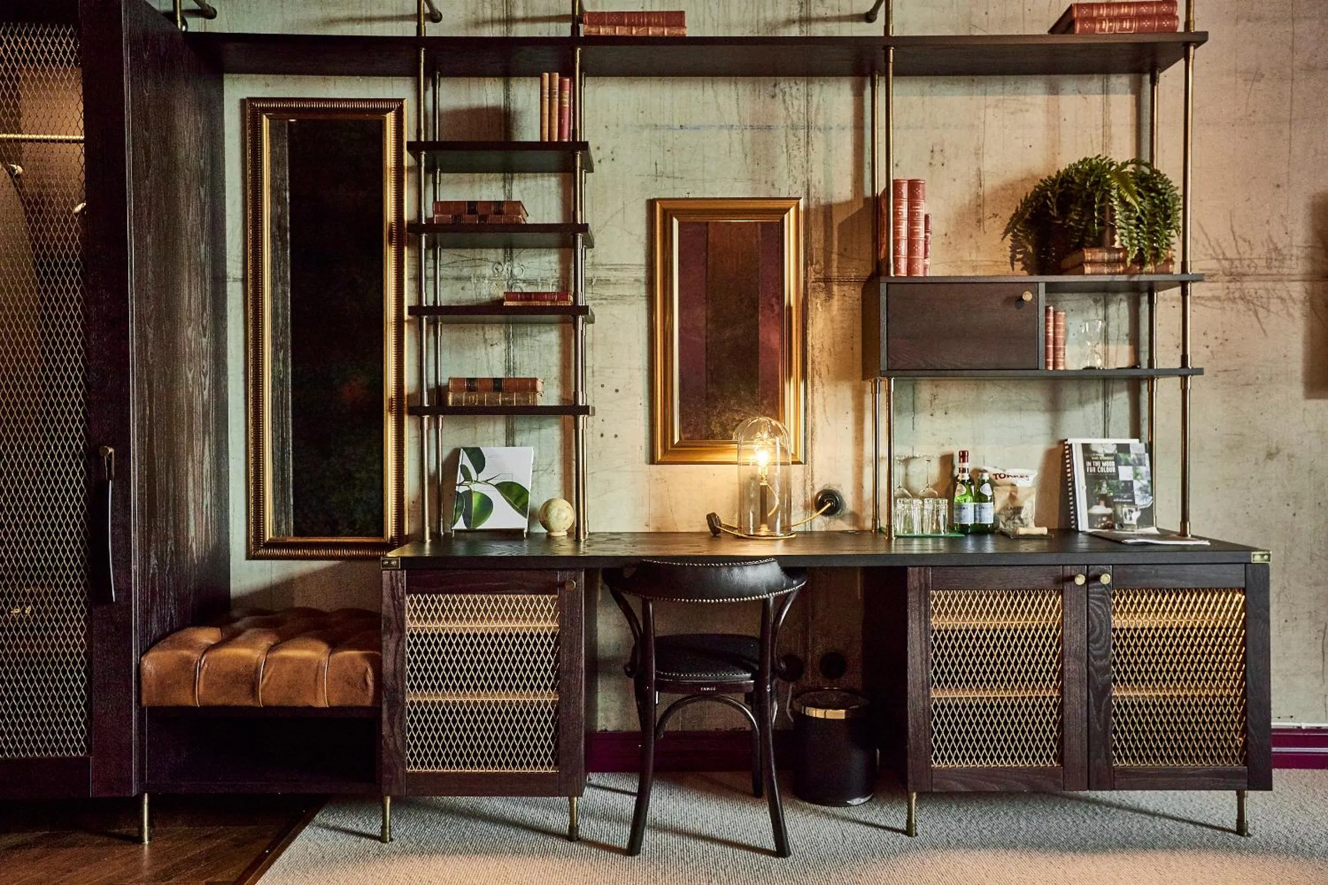 furniture in Steam Hotel