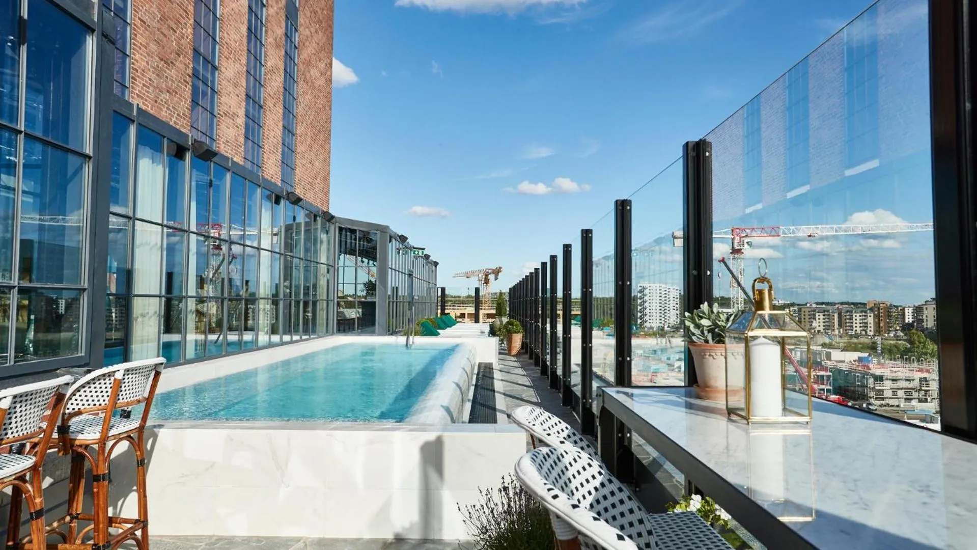 Swimming pool in Steam Hotel