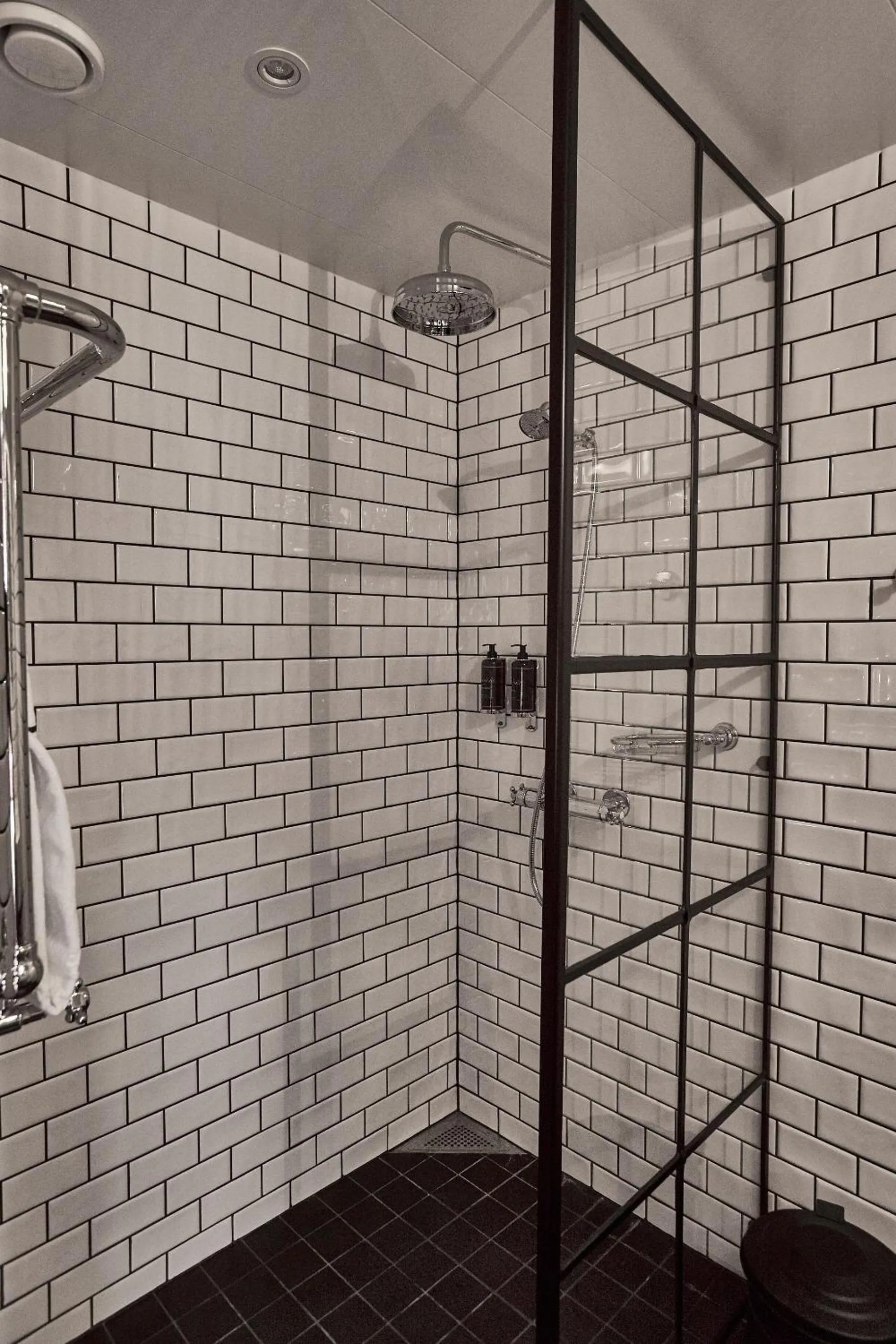 Shower in Steam Hotel