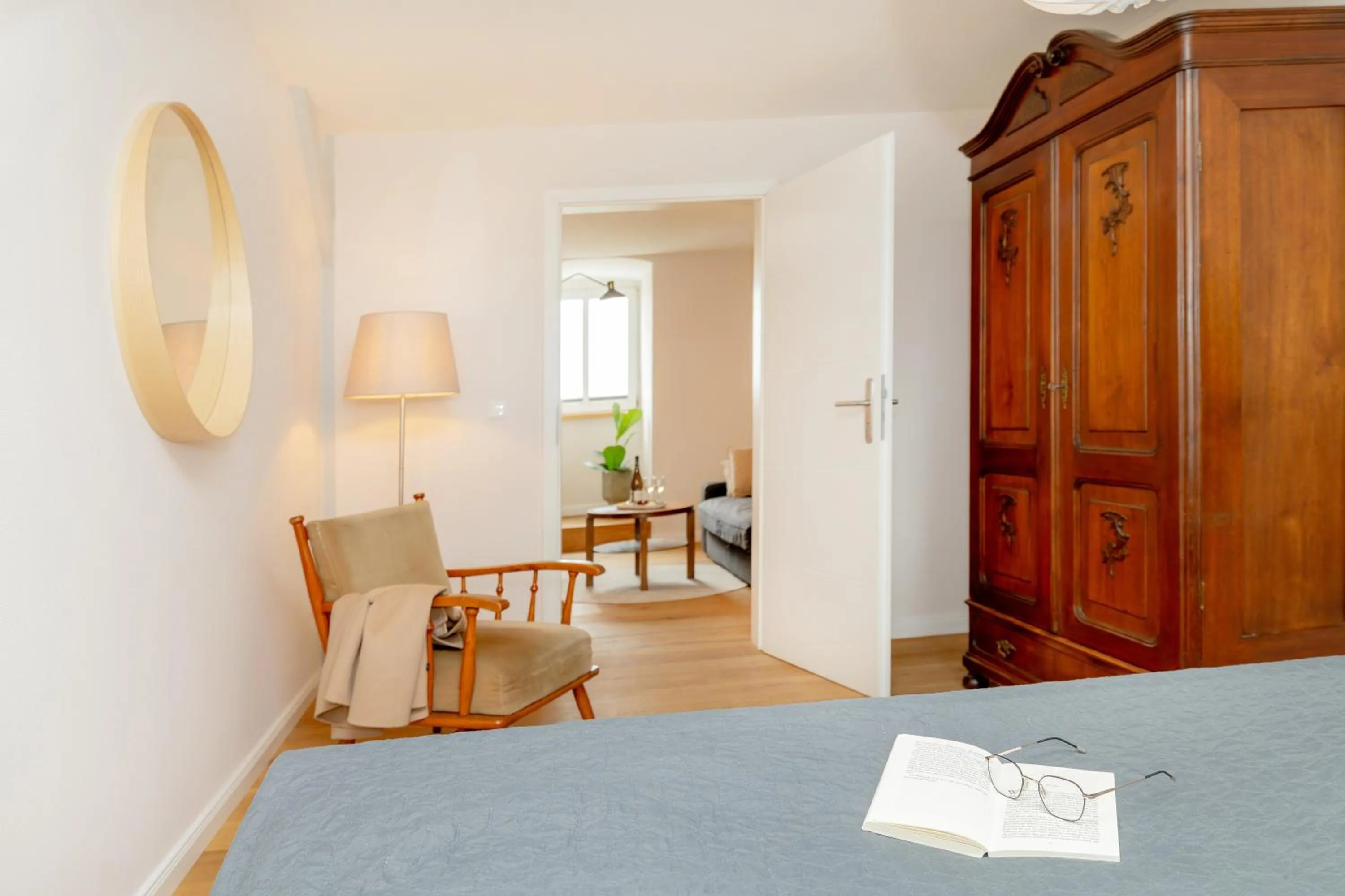 Bedroom, Bed in Apartments am Bahnhof
