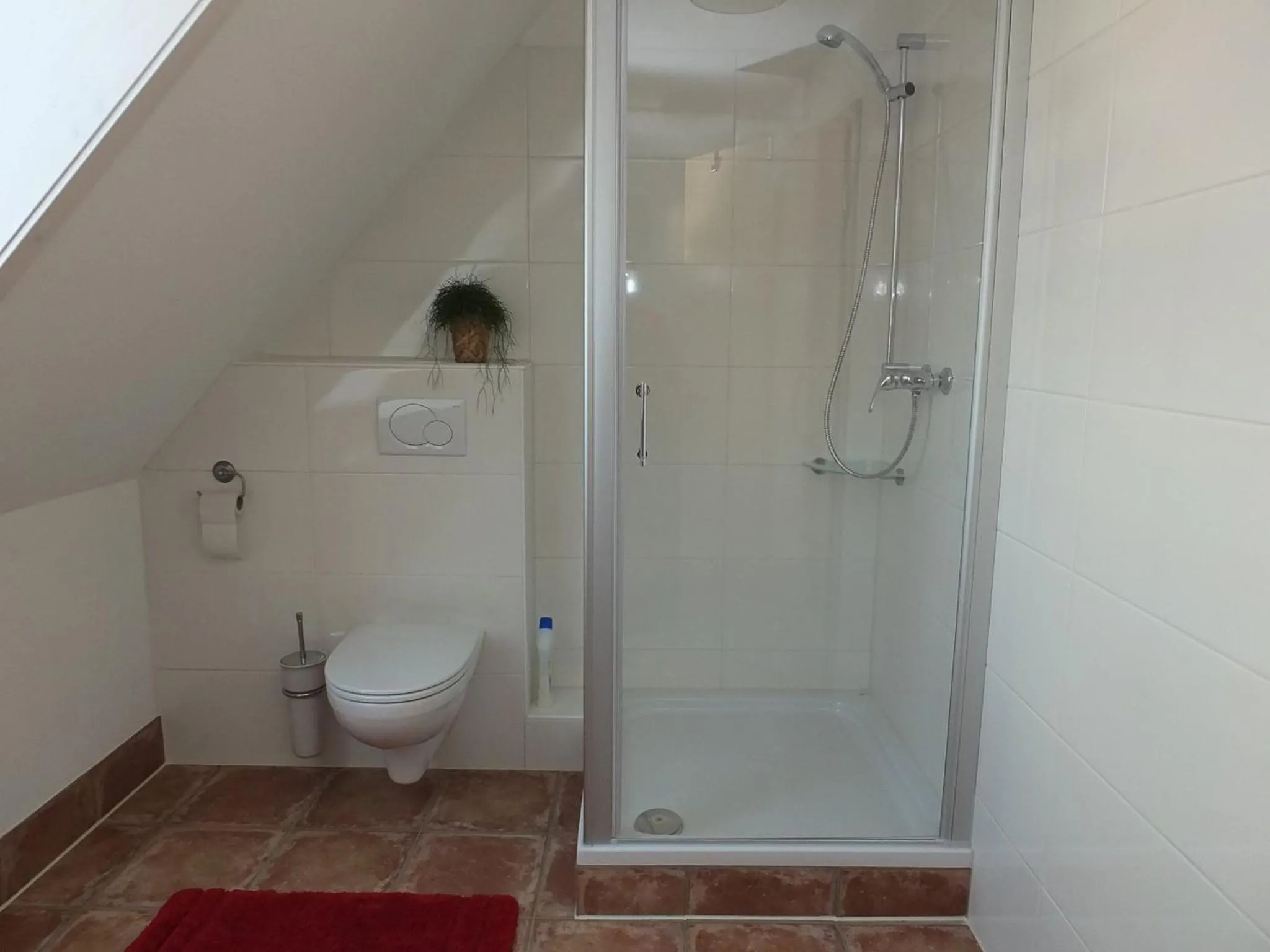 Bathroom in " Zum alten Schlawiner "