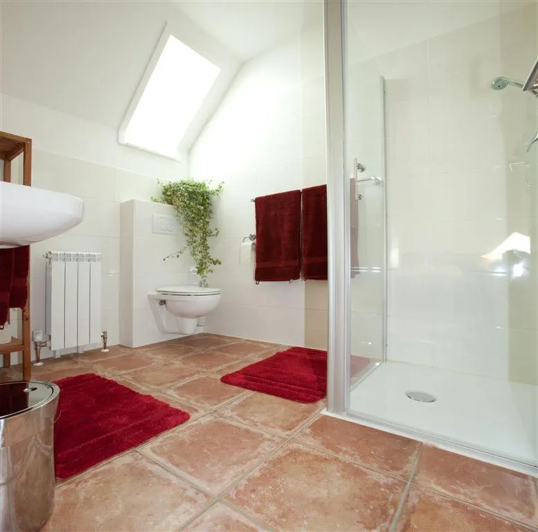 Bathroom in " Zum alten Schlawiner "