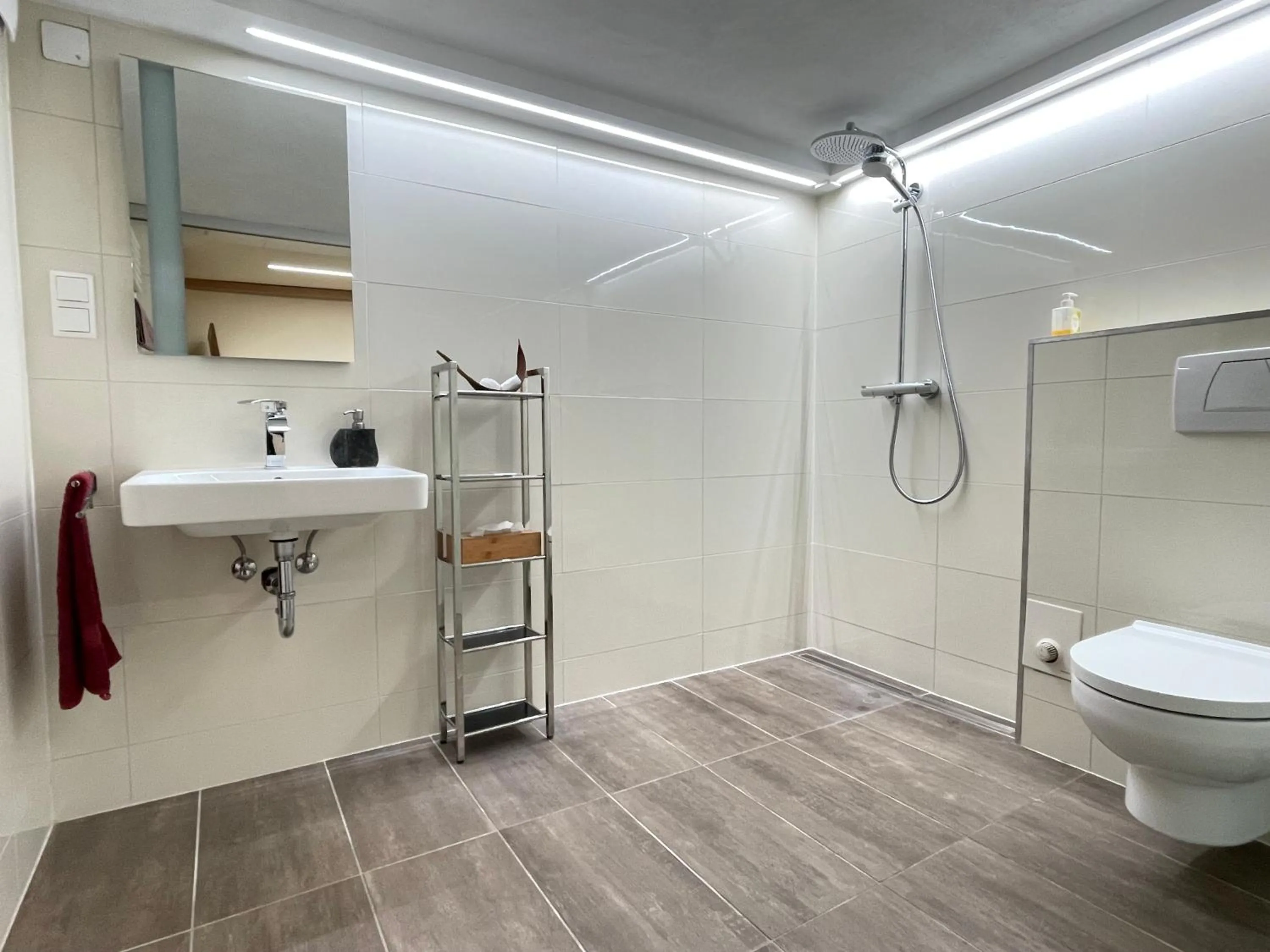 Bathroom in " Zum alten Schlawiner "