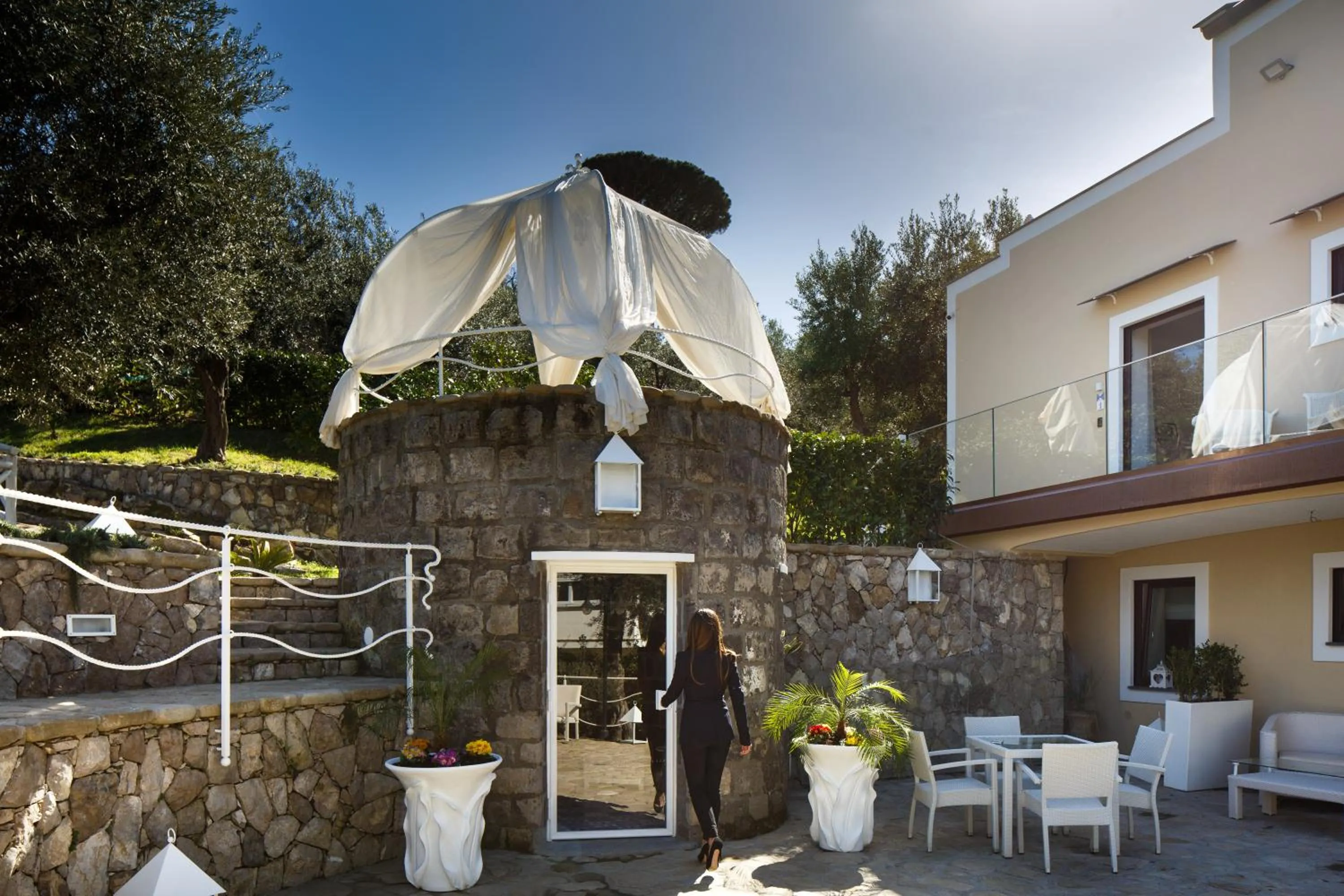 Bird's eye view in MelRose Relais