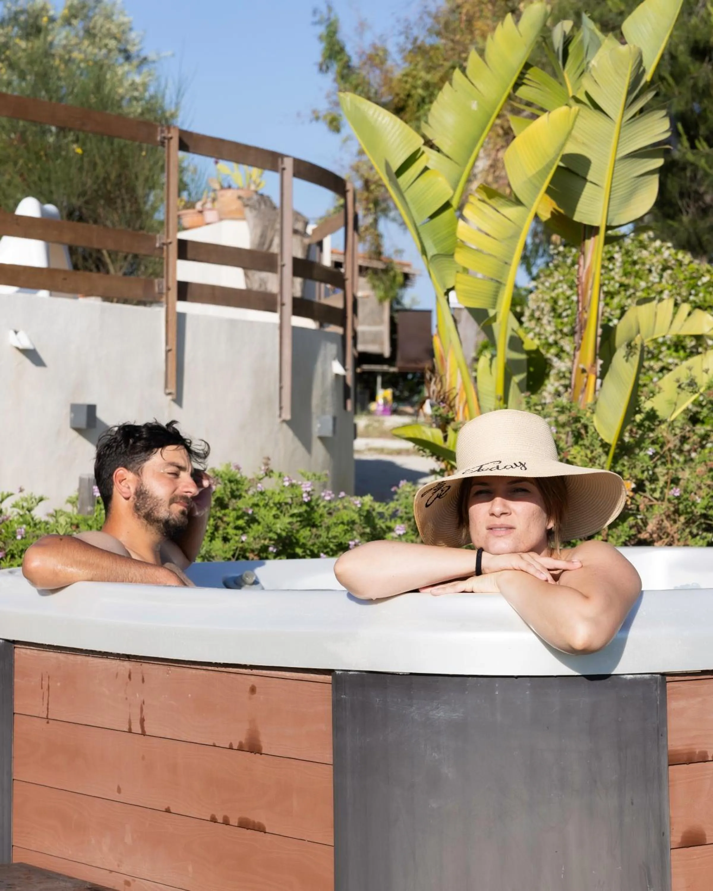 Hot Tub in Ciriga Sicily Glamping