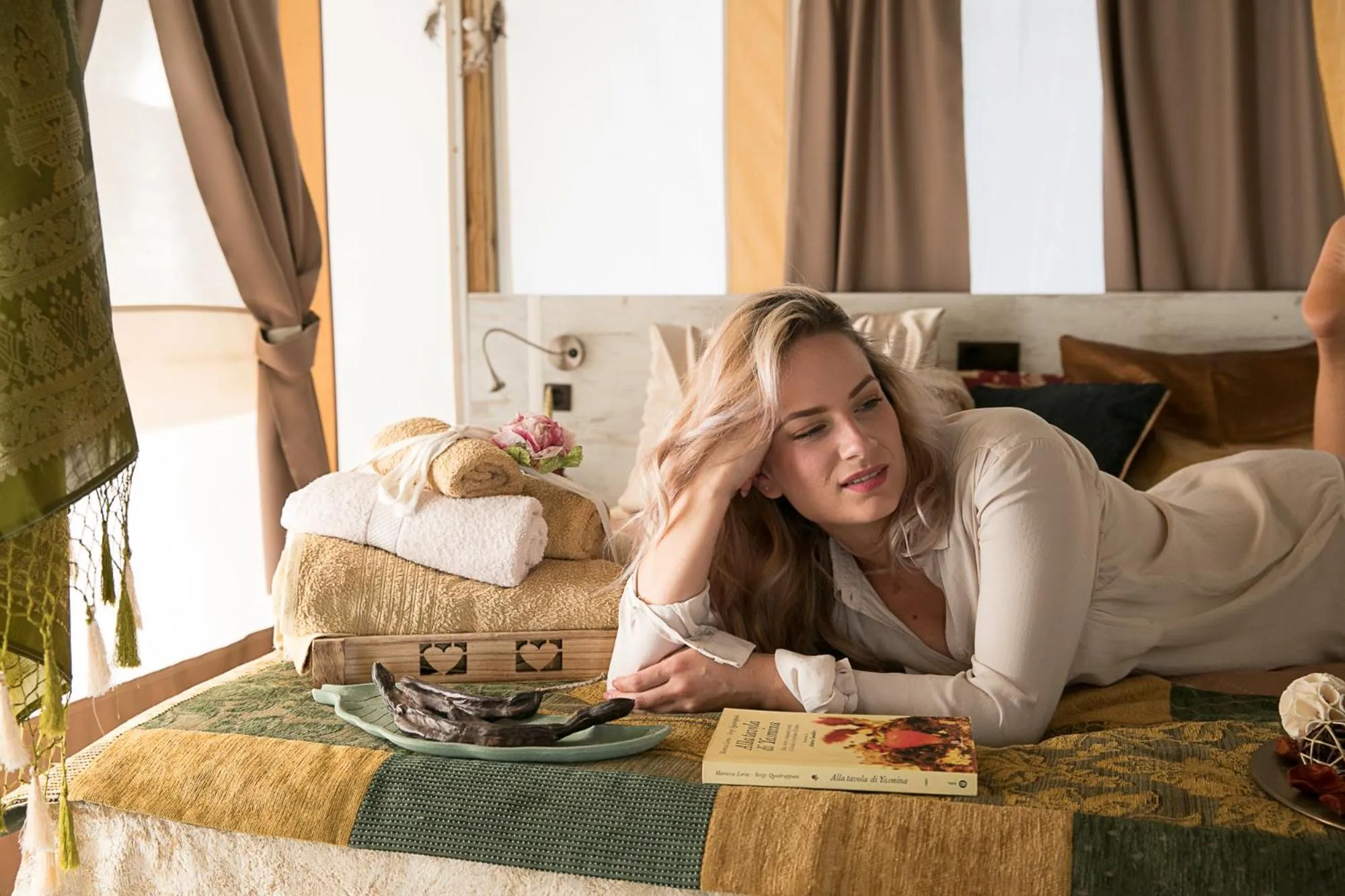 Bed in Ciriga Sicily Glamping