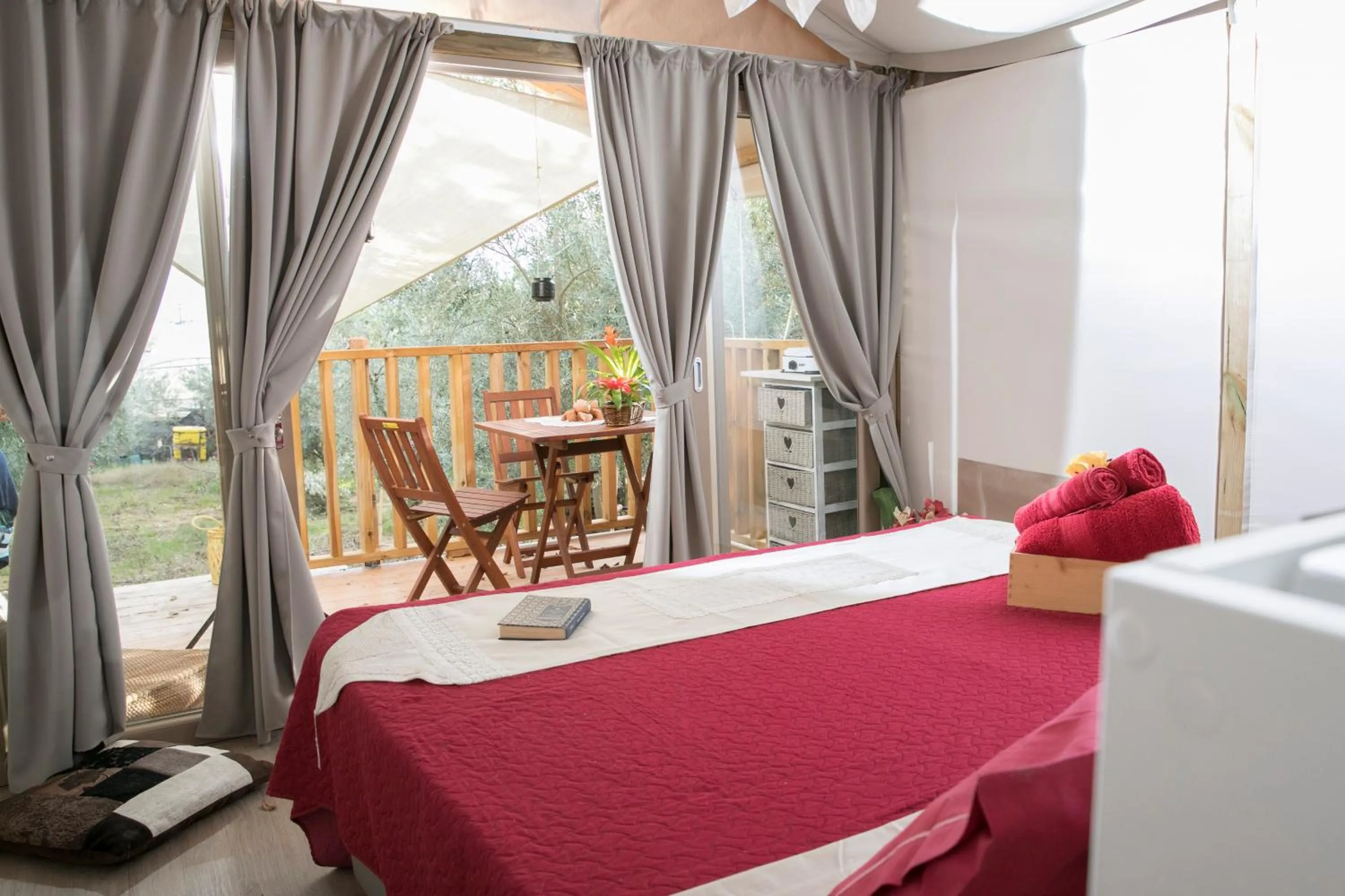 Bed in Ciriga Sicily Glamping