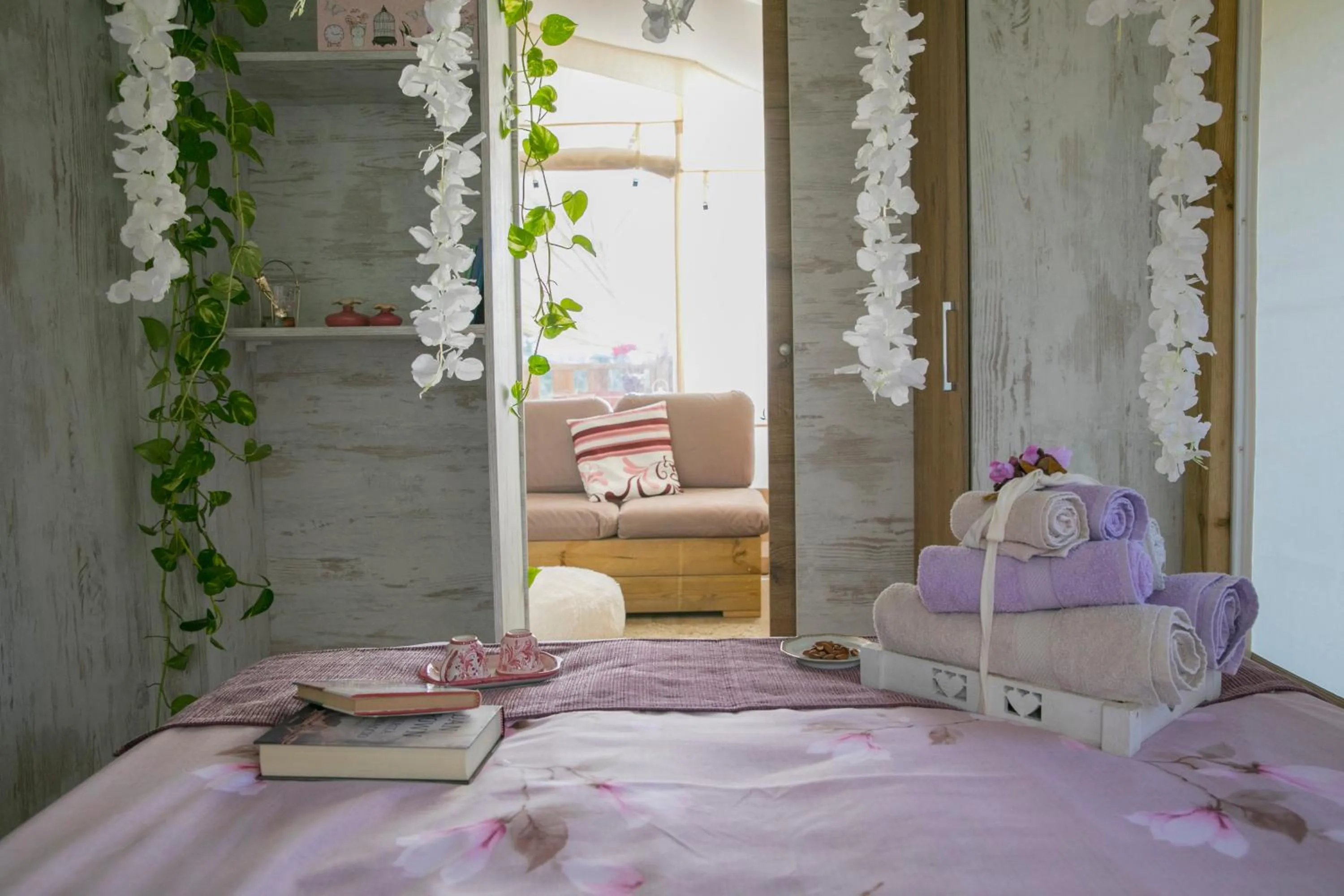 Bed in Ciriga Sicily Glamping