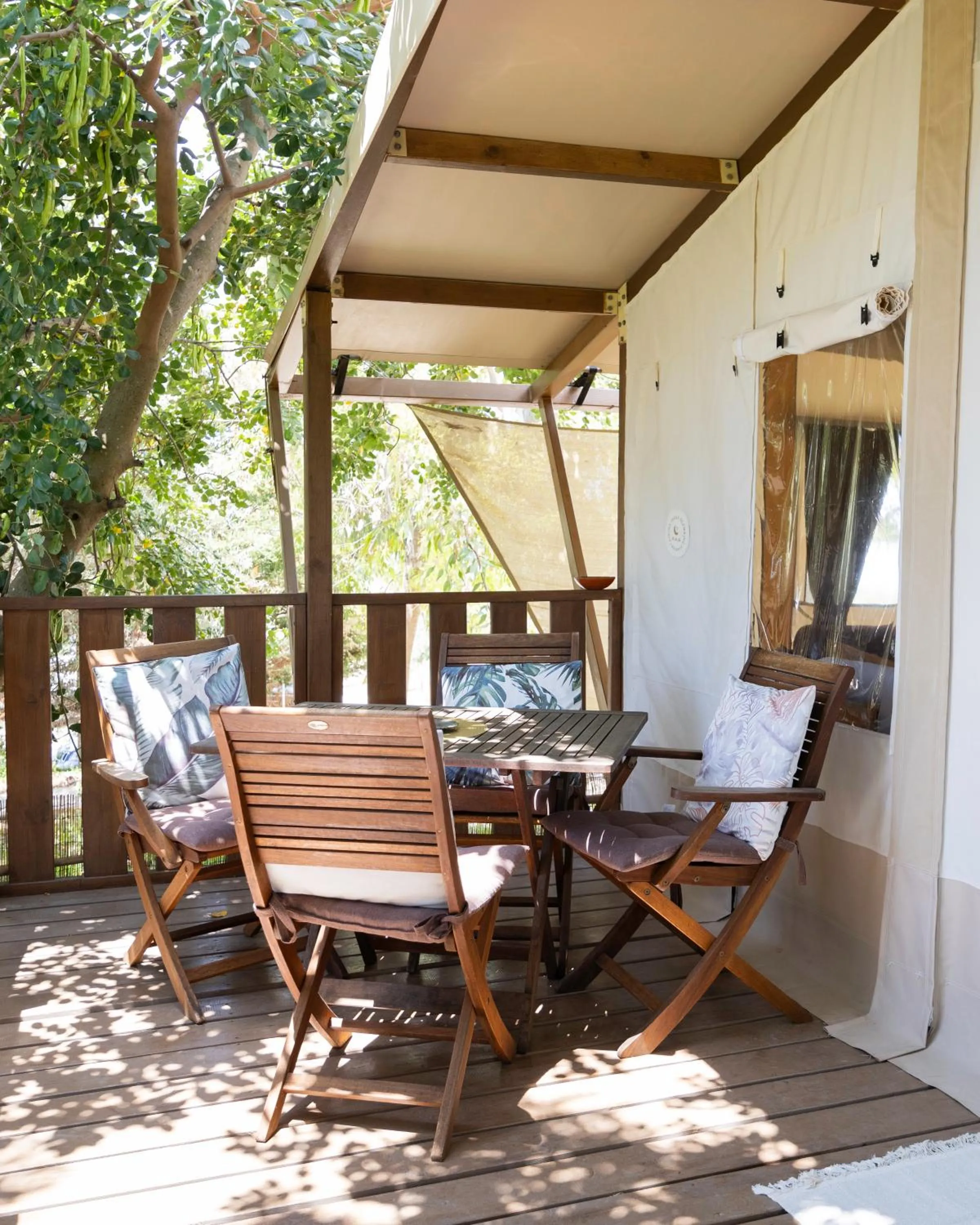 Patio in Ciriga Sicily Glamping