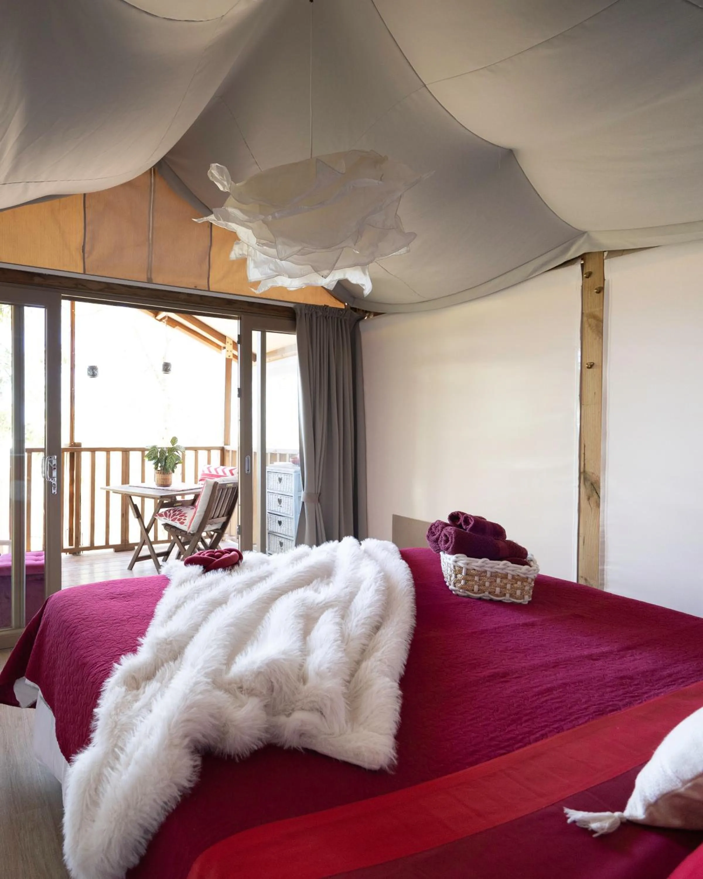 Bed in Ciriga Sicily Glamping