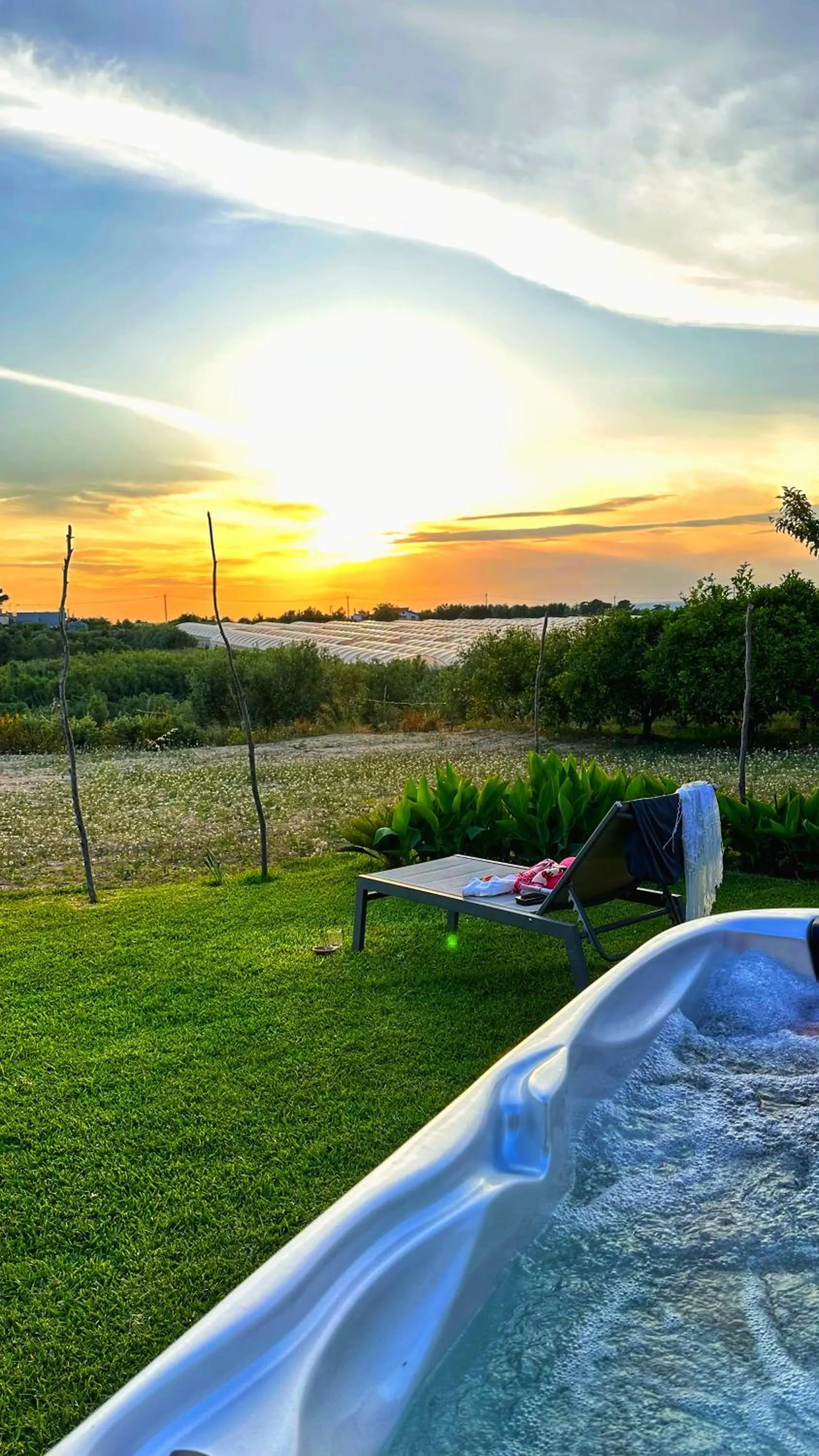 Hot Tub in Ciriga Sicily Glamping