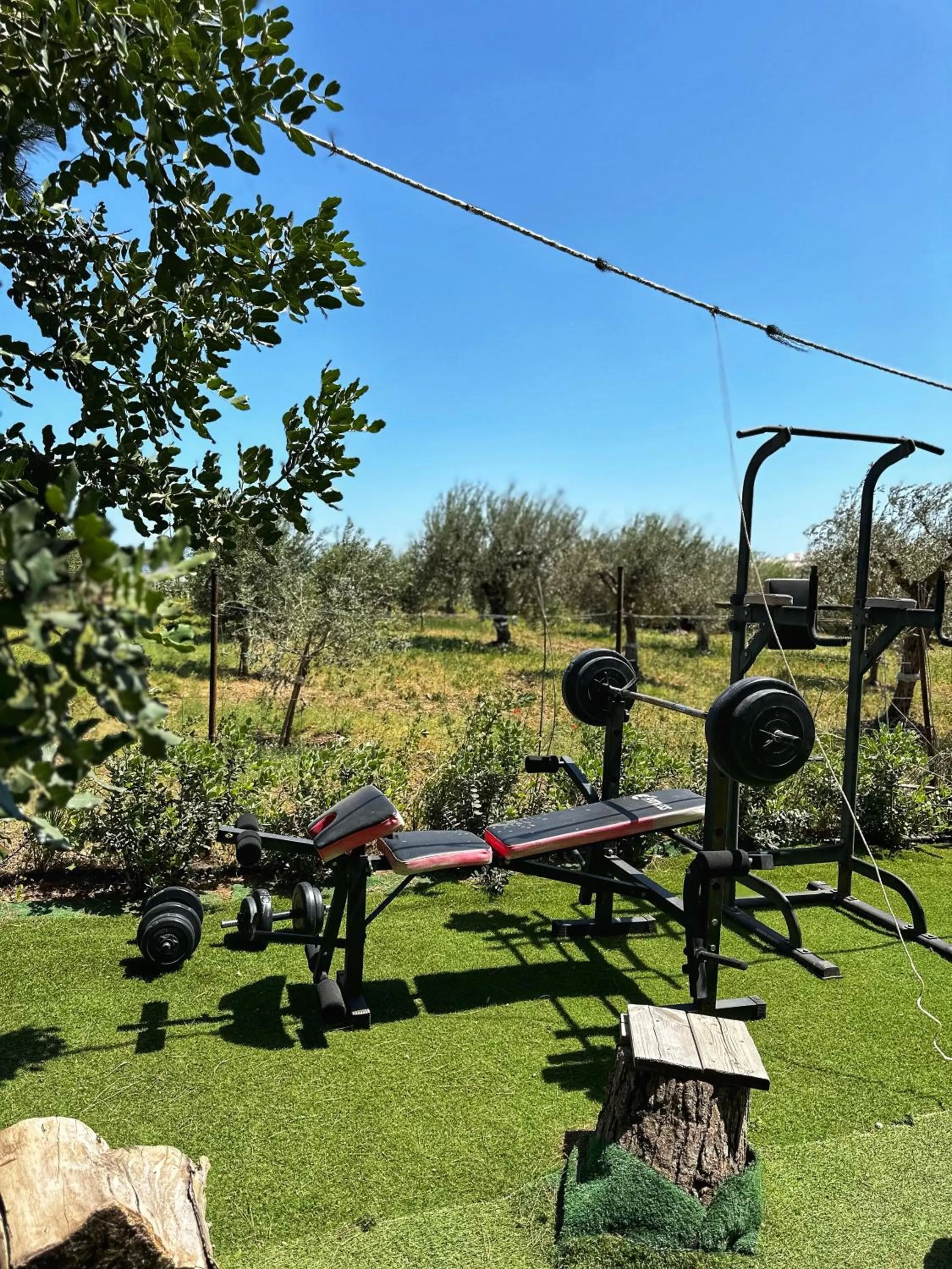 Fitness centre/facilities in Ciriga Sicily Glamping