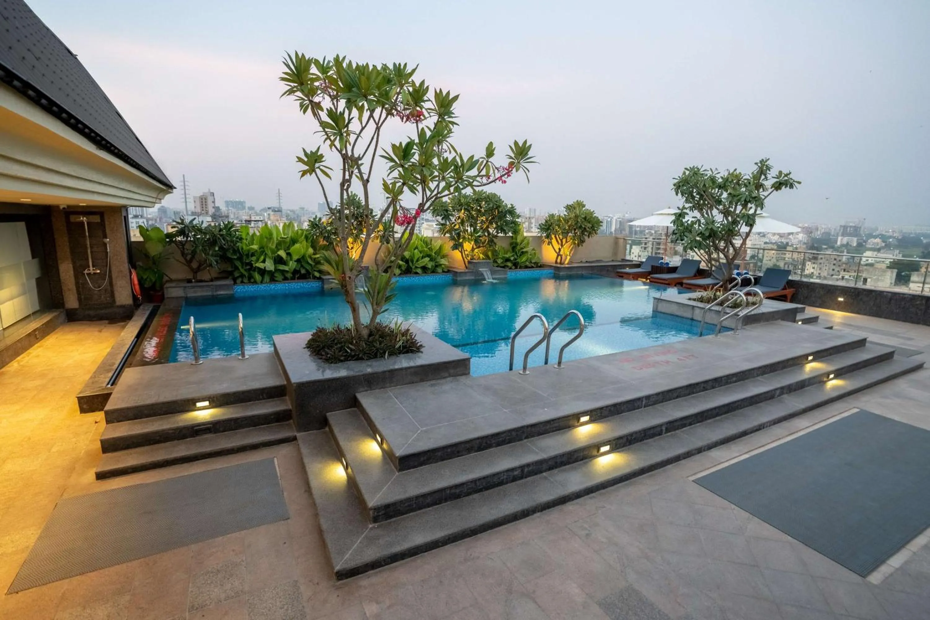 Pool view in Radisson Blu Pune Hinjawadi