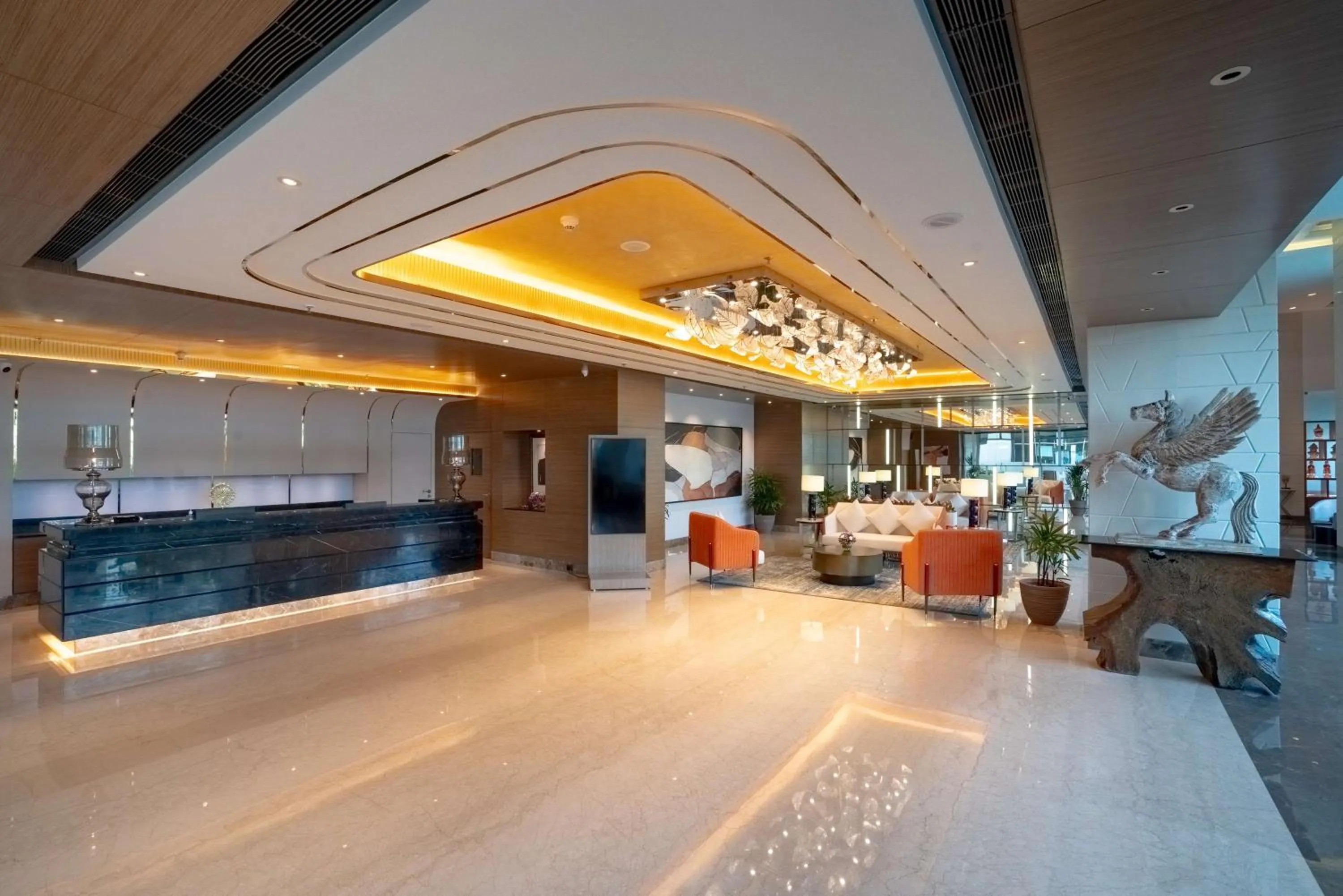 Lobby or reception in Radisson Blu Pune Hinjawadi