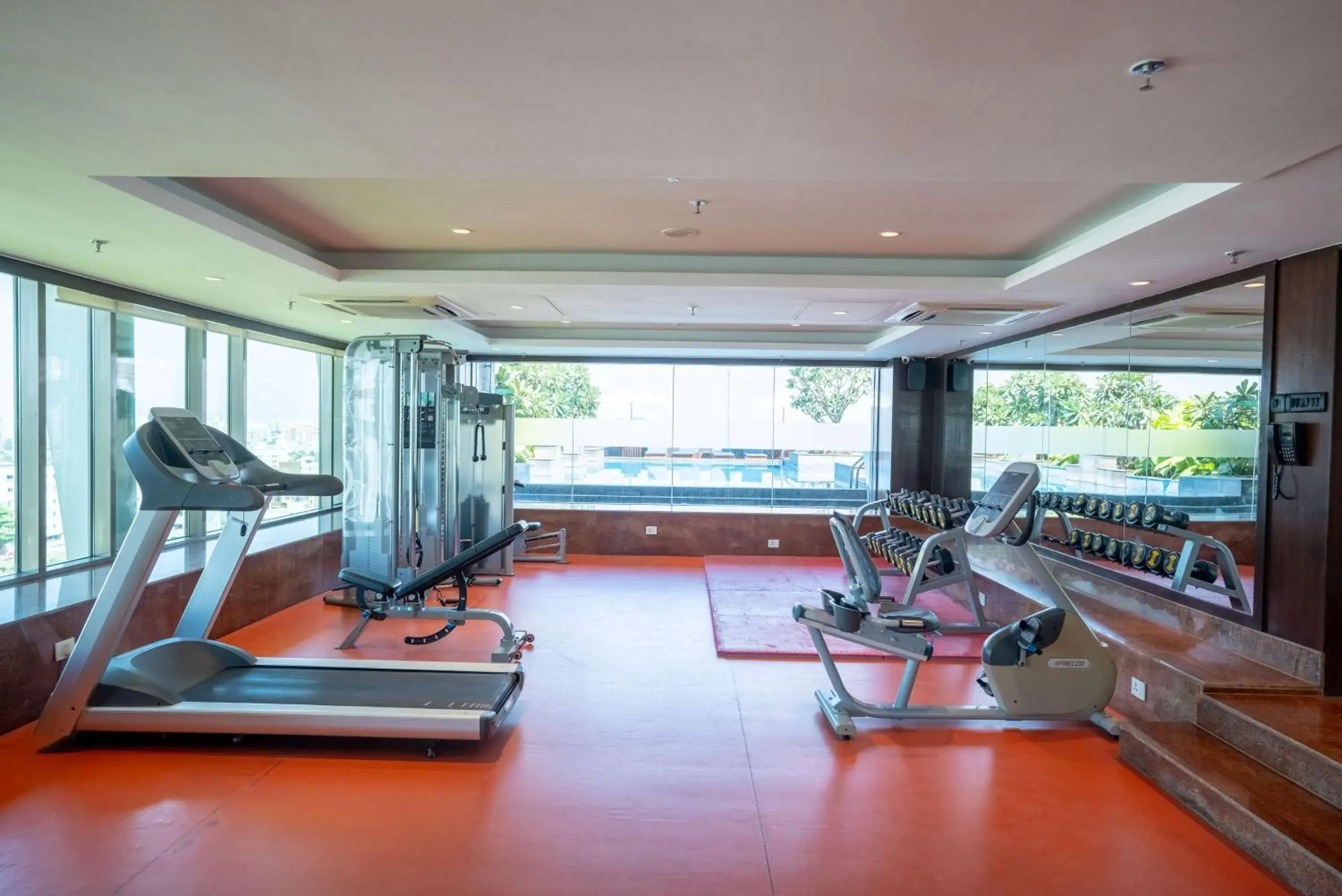 Fitness centre/facilities in Radisson Blu Pune Hinjawadi Fitness centre/facilities in Radisson Blu Pune Hinjawadi