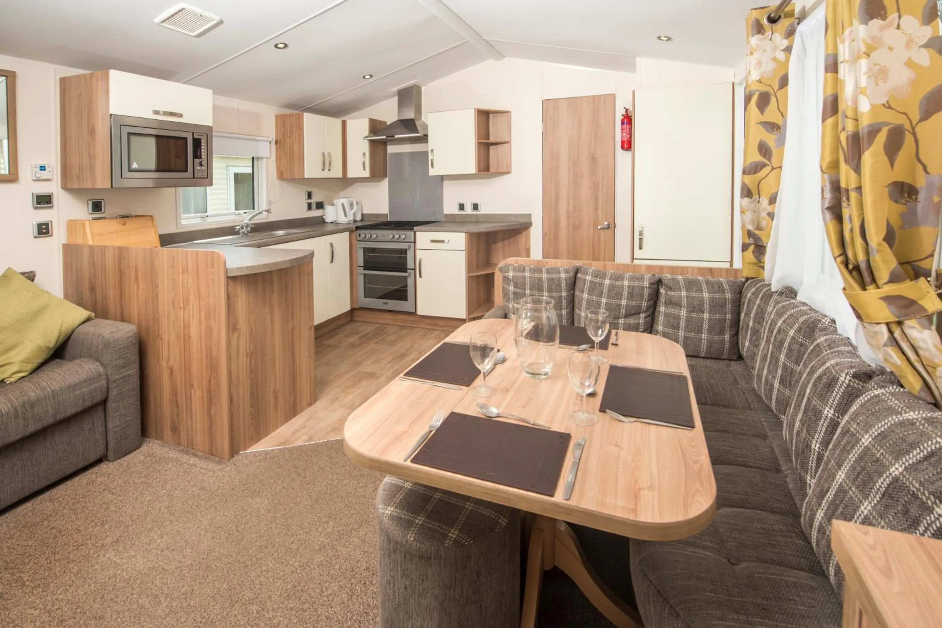 Kitchen or kitchenette in South Bay Holiday Park