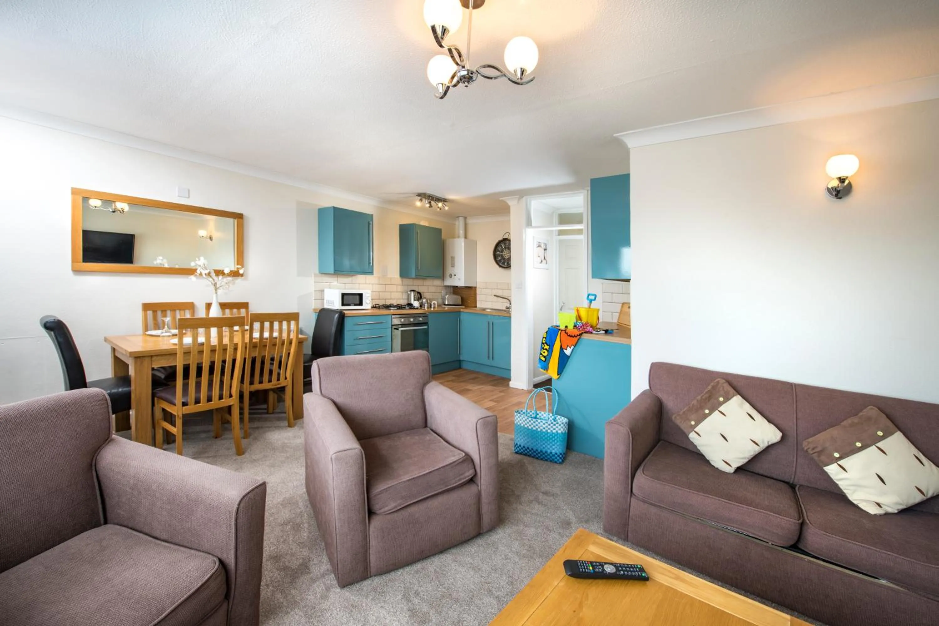 Kitchen or kitchenette in South Bay Holiday Park