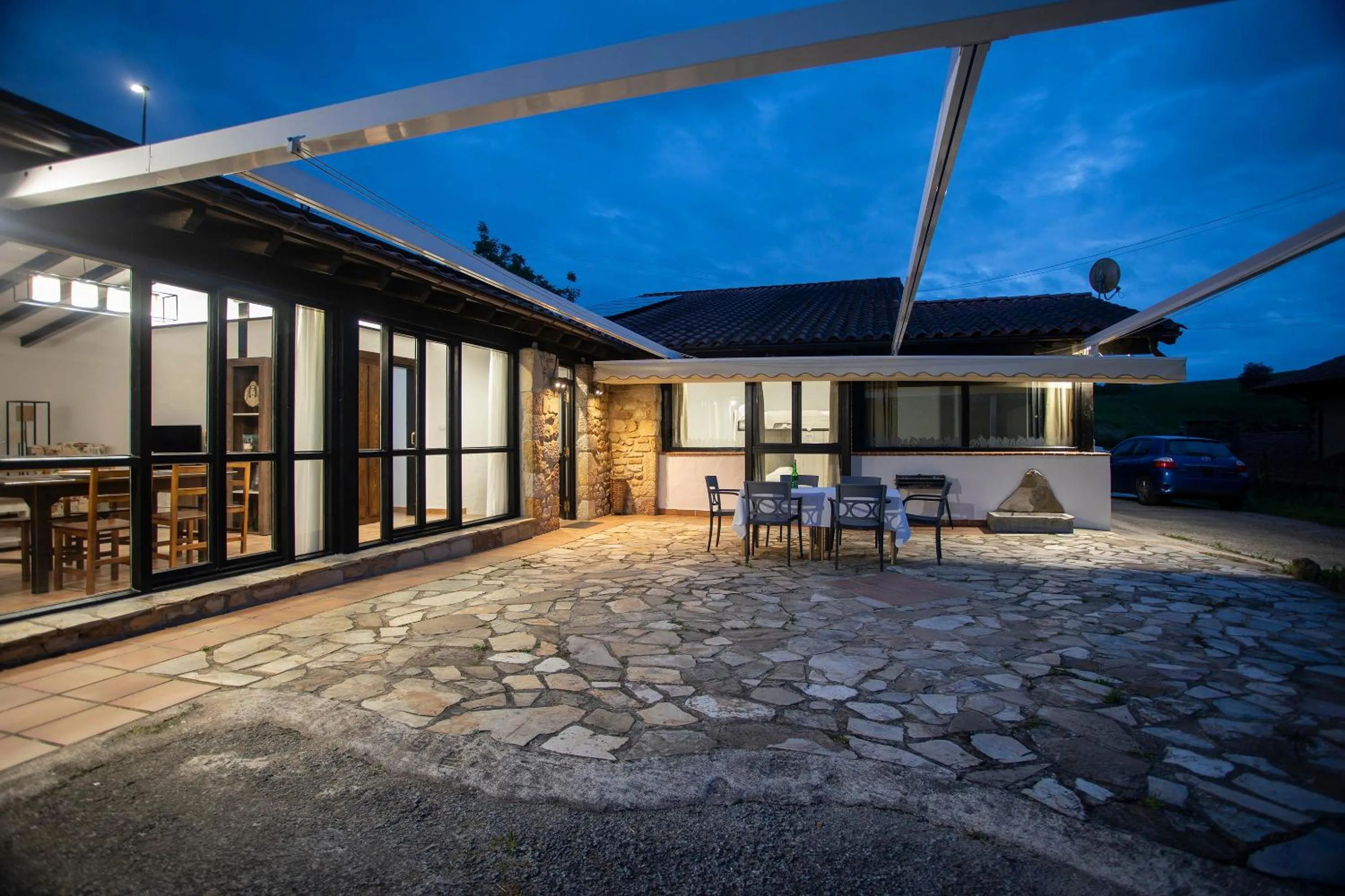 Patio in Hotel Rural Valleoscuru