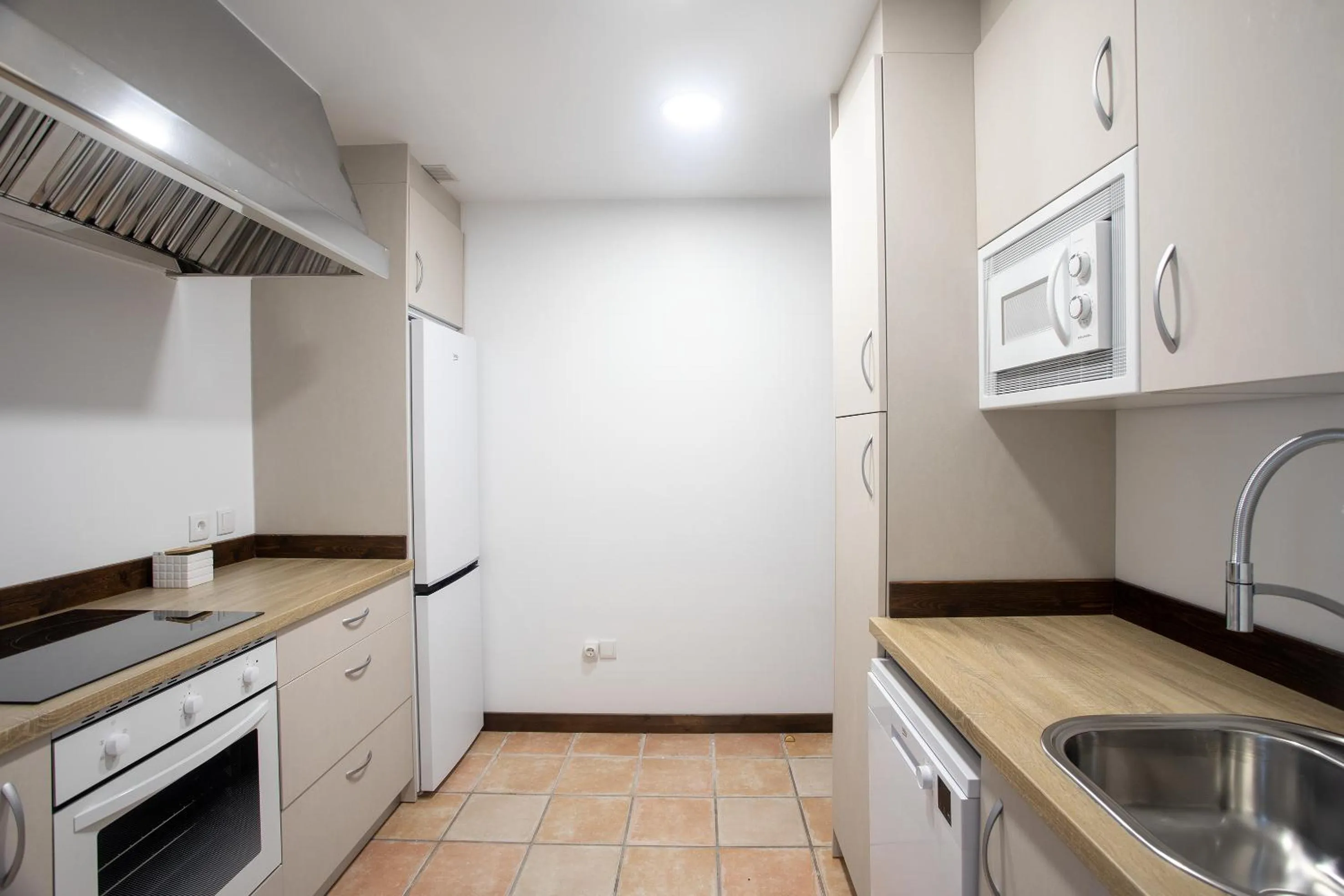Kitchen or kitchenette in Hotel Rural Valleoscuru