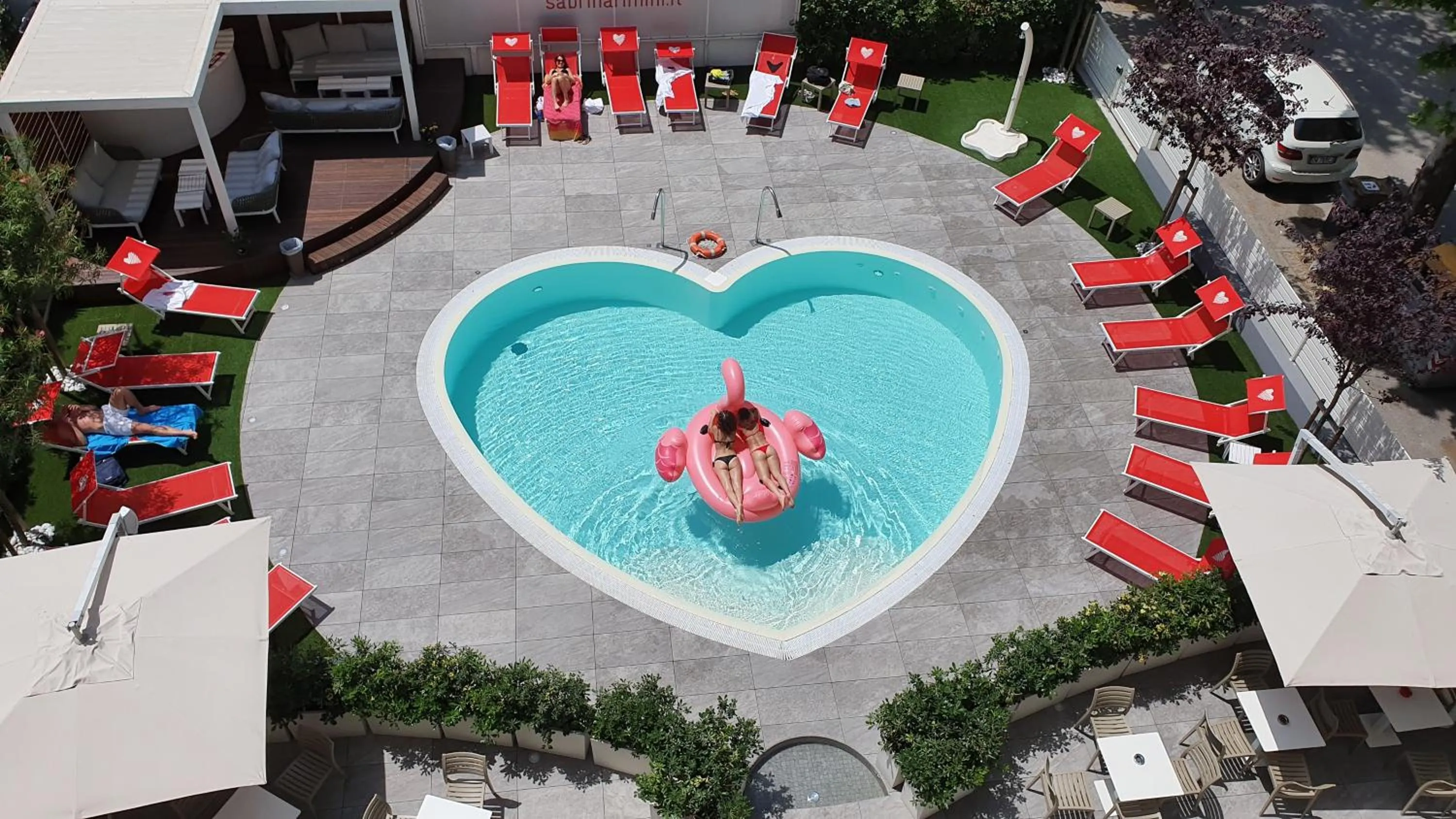Swimming pool in Hotel Sabrina Rimini