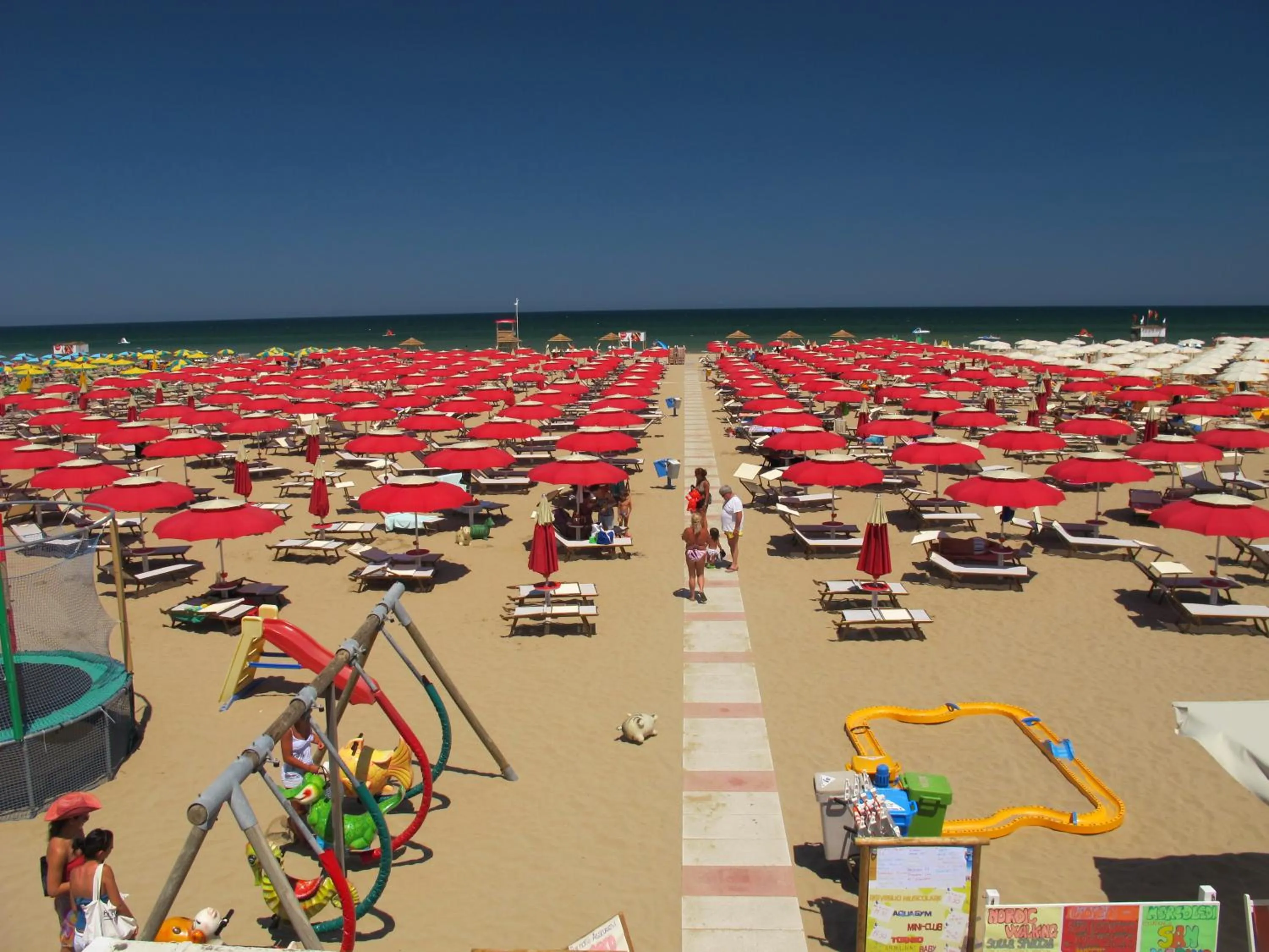 Beach in Hotel Sabrina Rimini