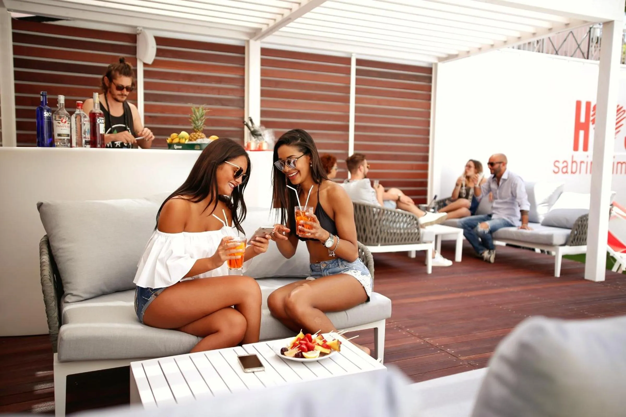 Garden in Hotel Sabrina Rimini