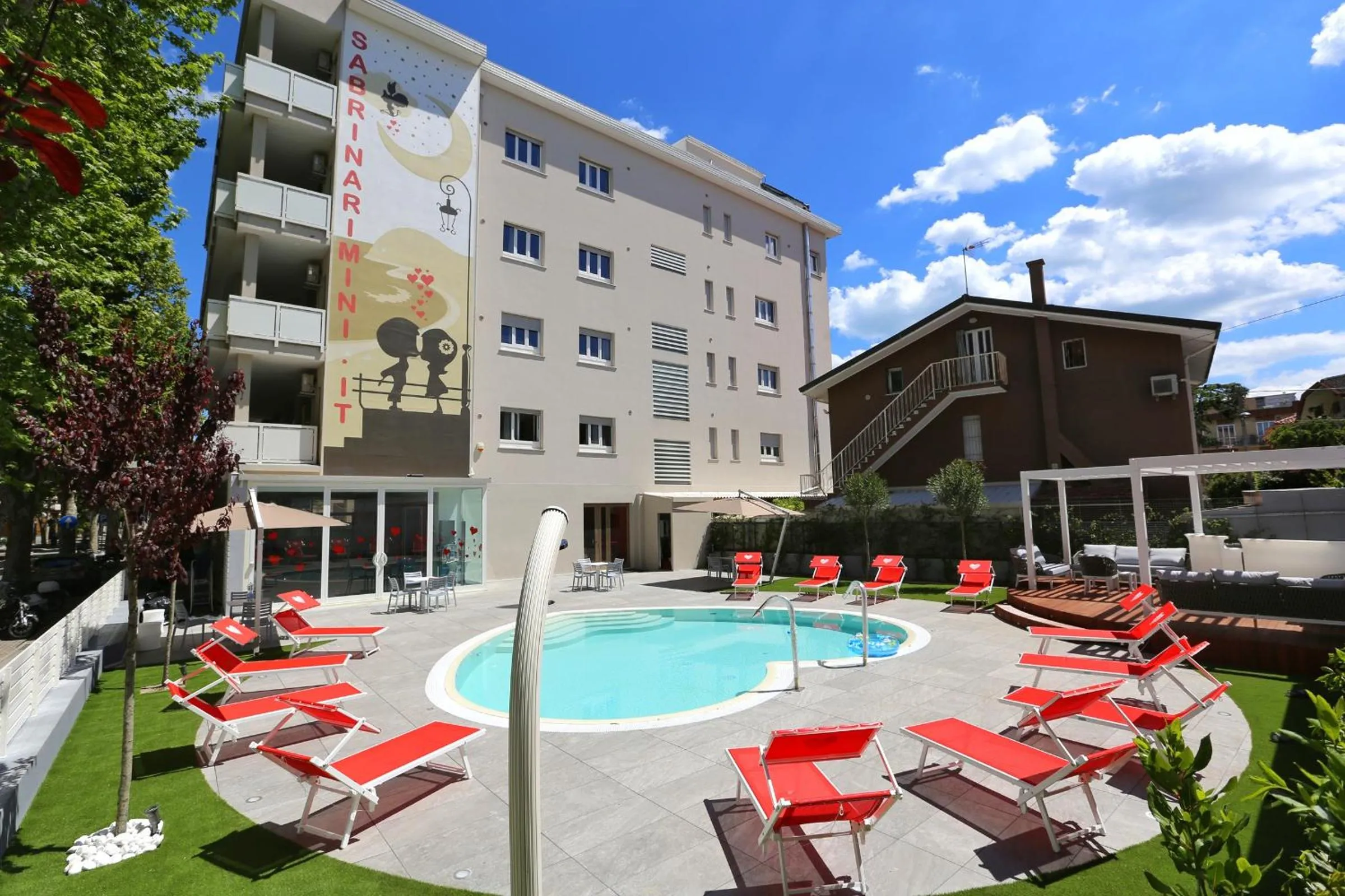 Property building in Hotel Sabrina Rimini
