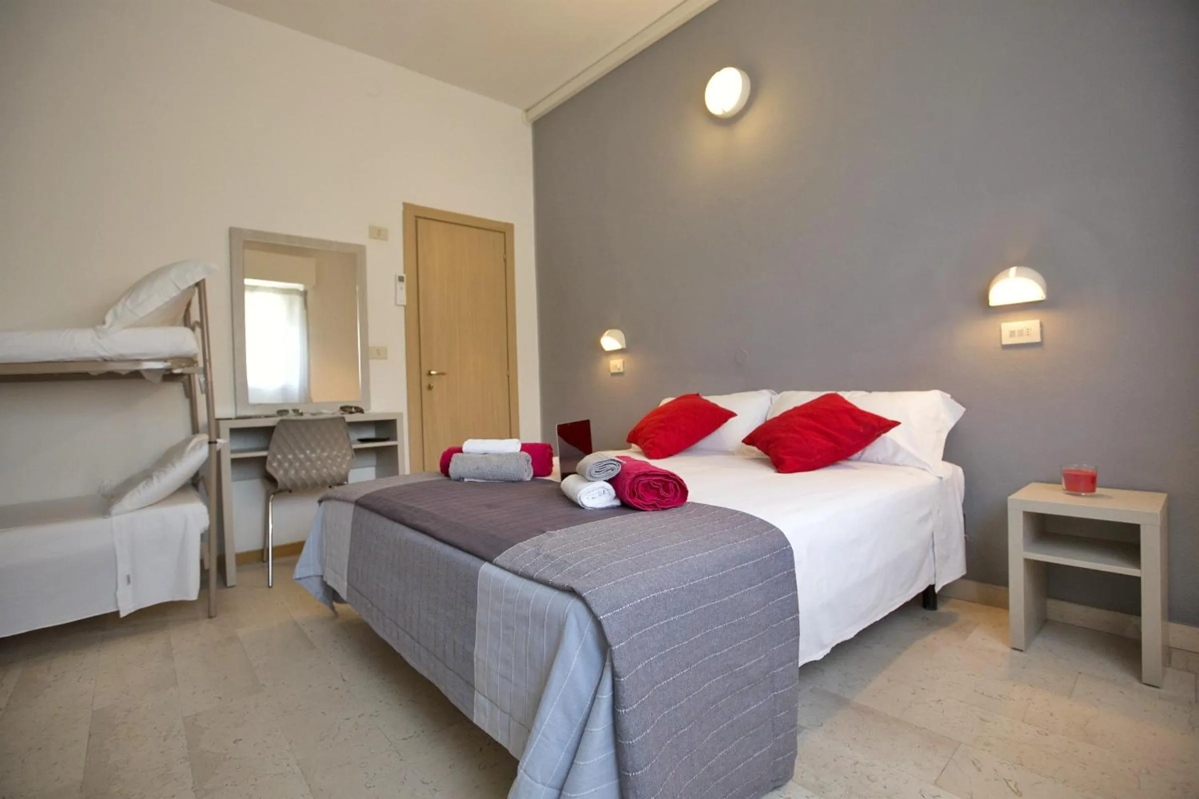 Bed in Hotel Sabrina Rimini