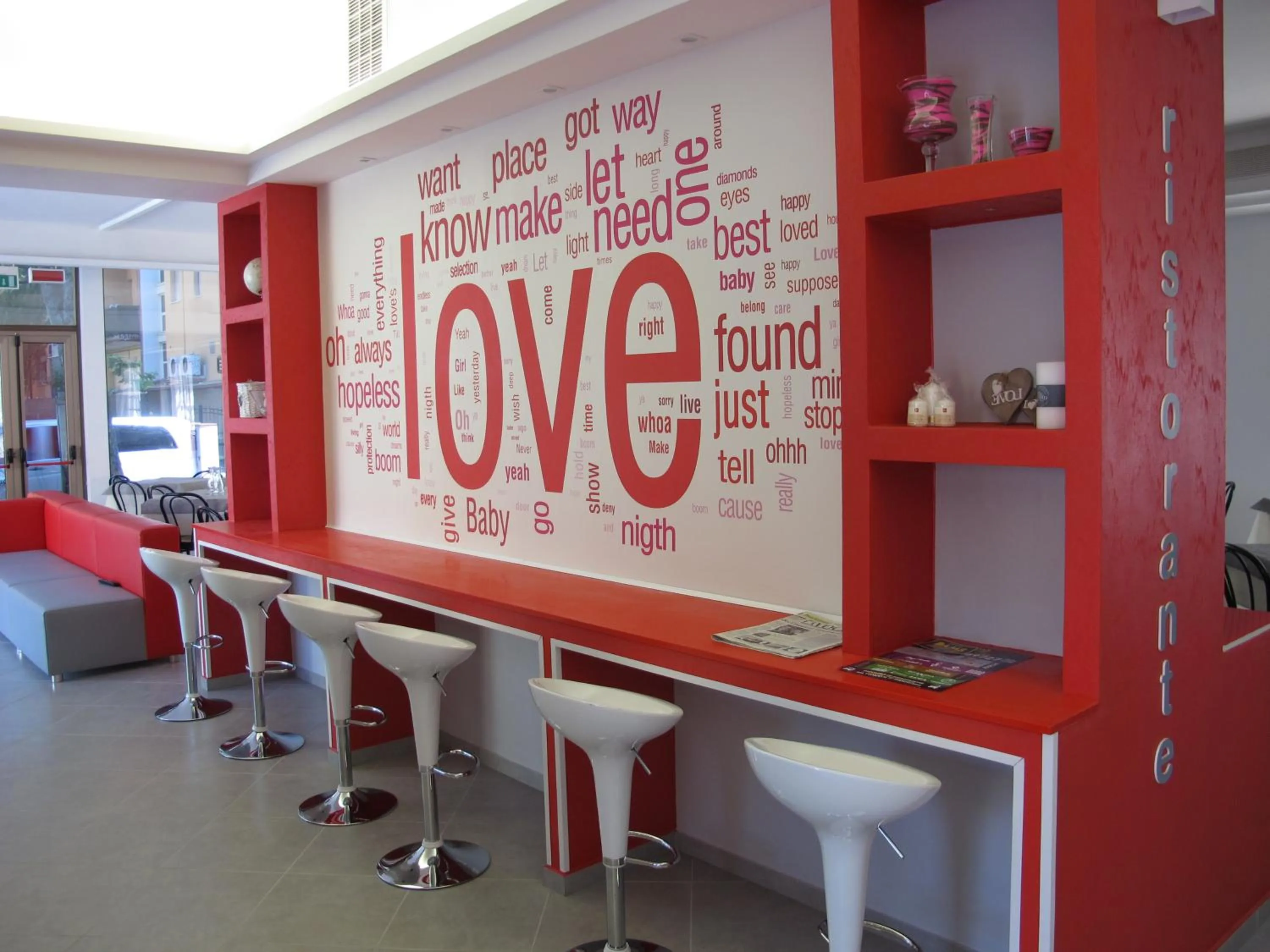 Lobby or reception in Hotel Sabrina Rimini