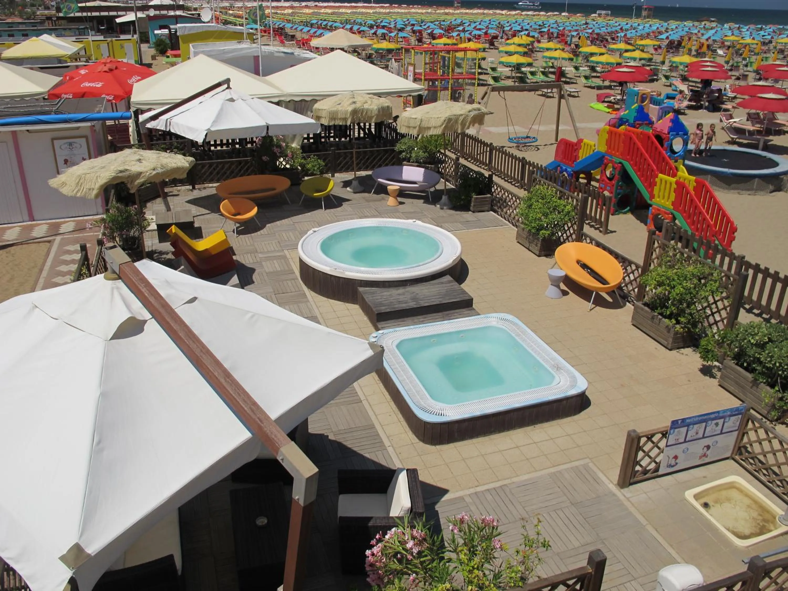 Beach in Hotel Sabrina Rimini