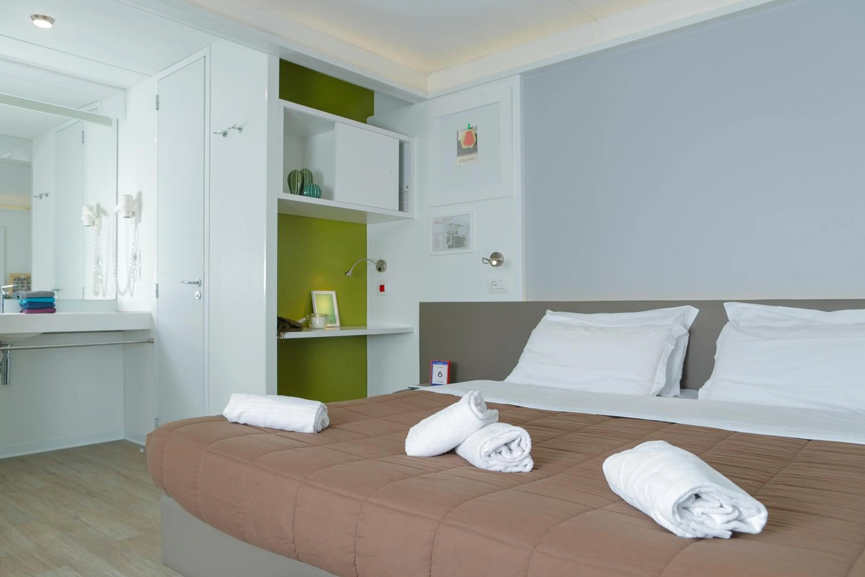 Bed in hu Firenze Camping in Town