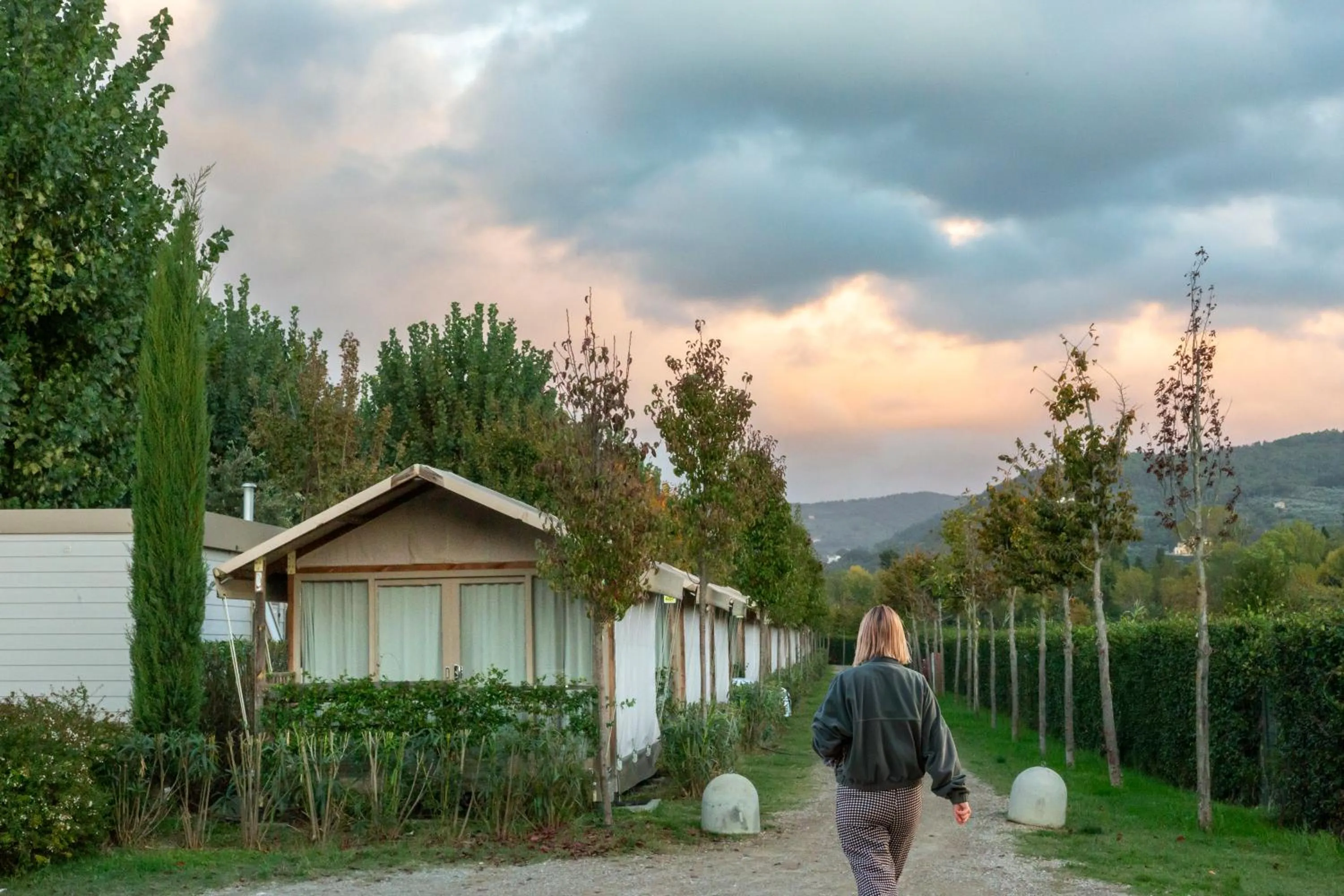 Property building in hu Firenze Camping in Town