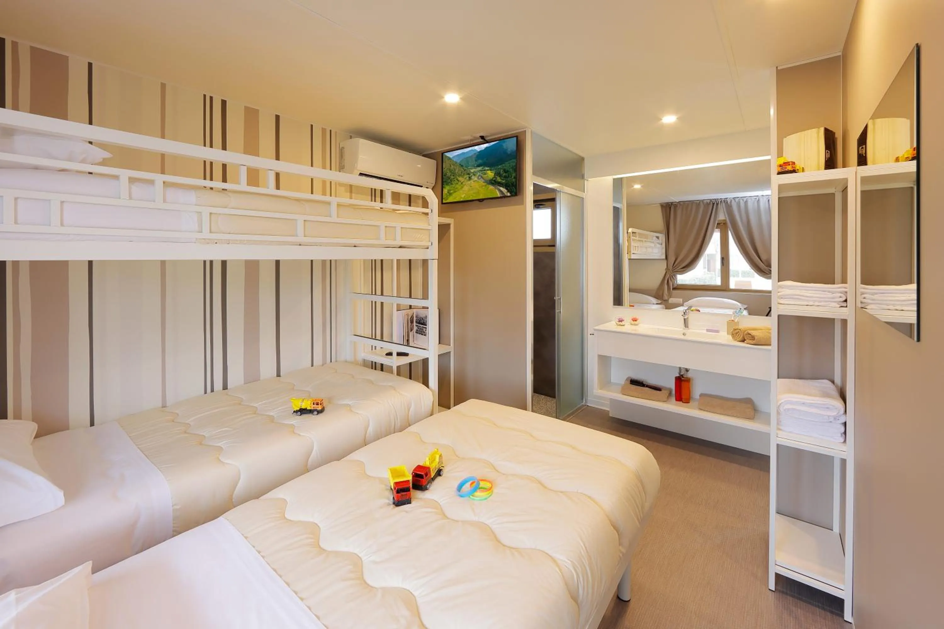 Bed in hu Firenze Camping in Town