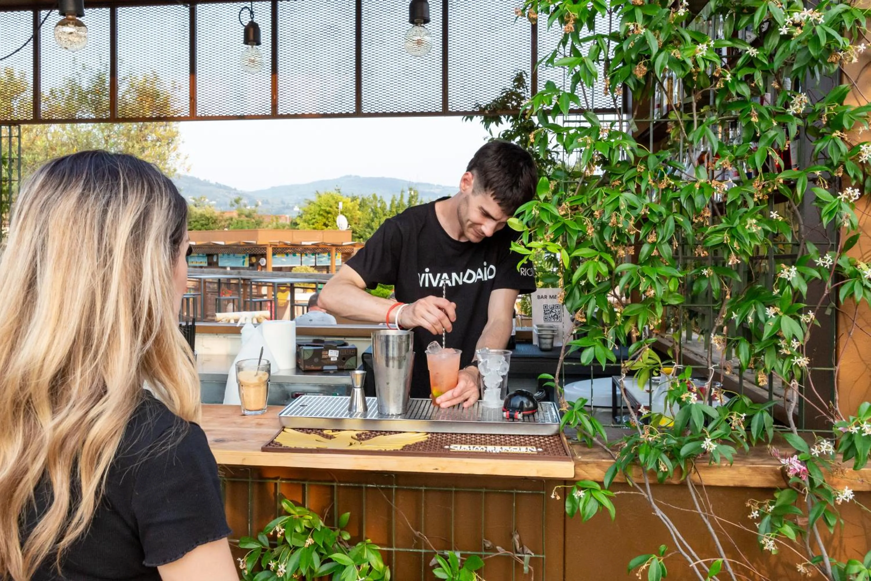 Lounge or bar in hu Firenze Camping in Town