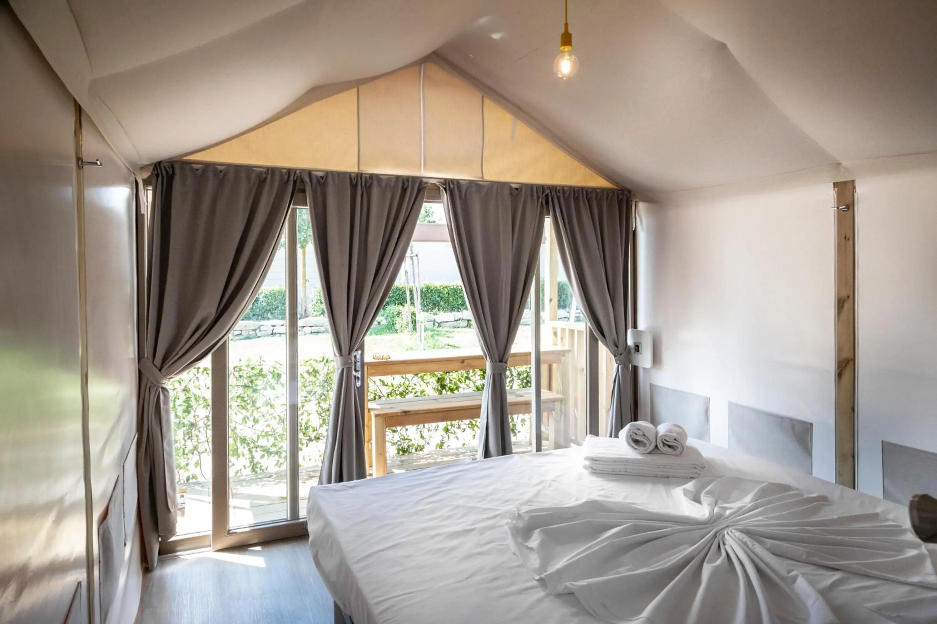 Bed in hu Firenze Camping in Town