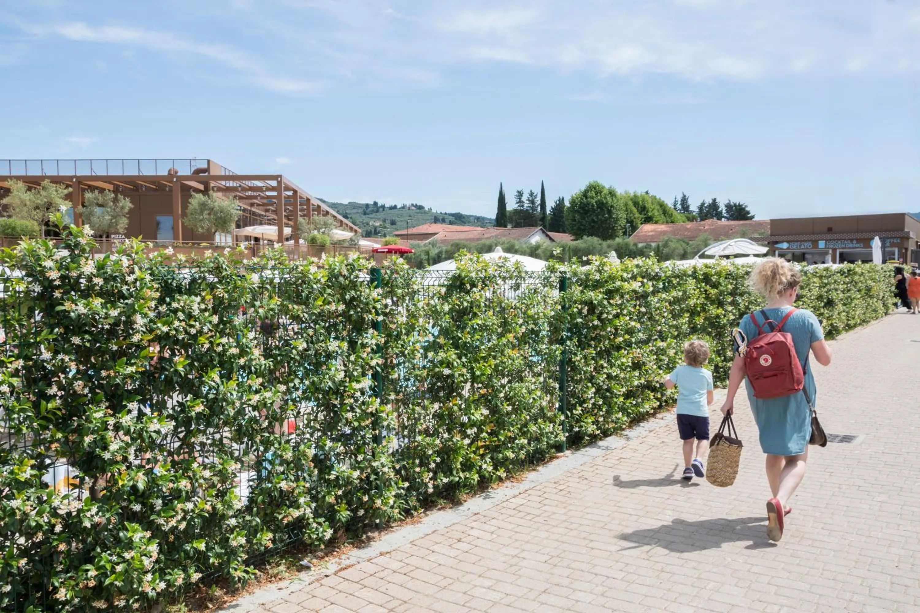 People in hu Firenze Camping in Town
